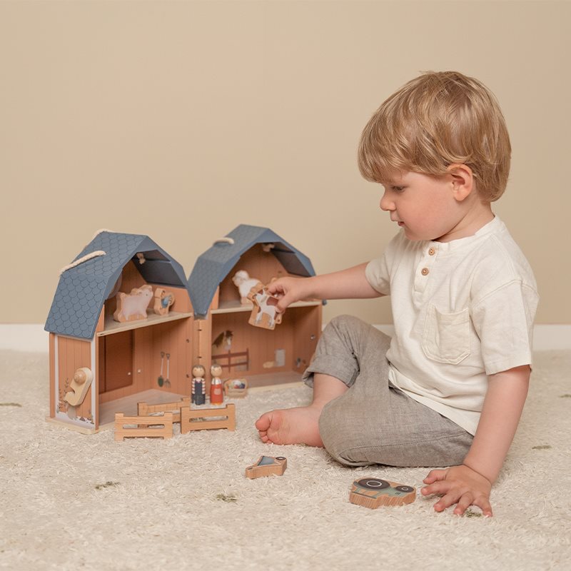 Casa delle bambole Piccola Fattoria MULTICOLORE LD7152 - NANU' BABY