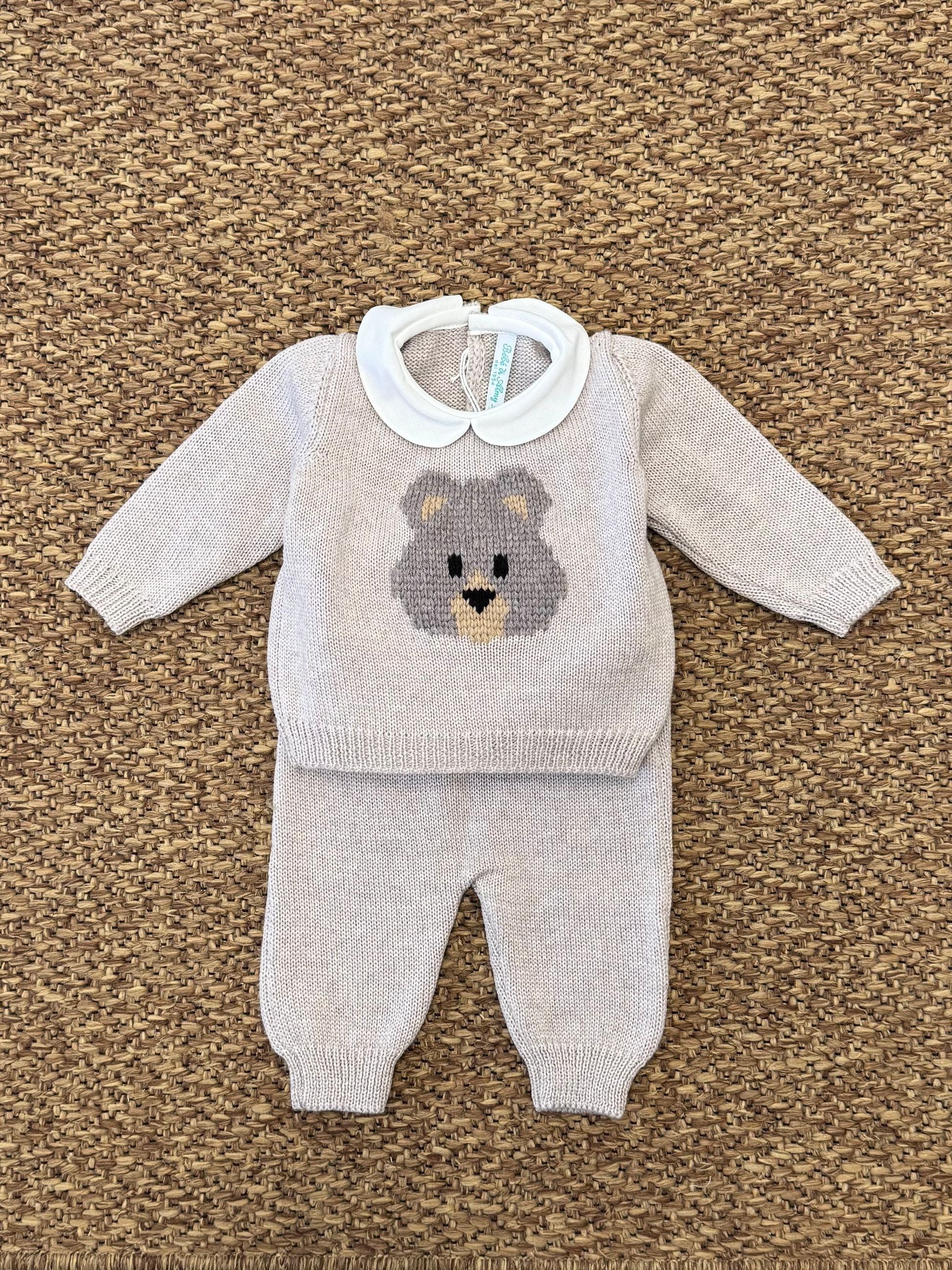 Baby Newborn Outfit Beige 2P85
