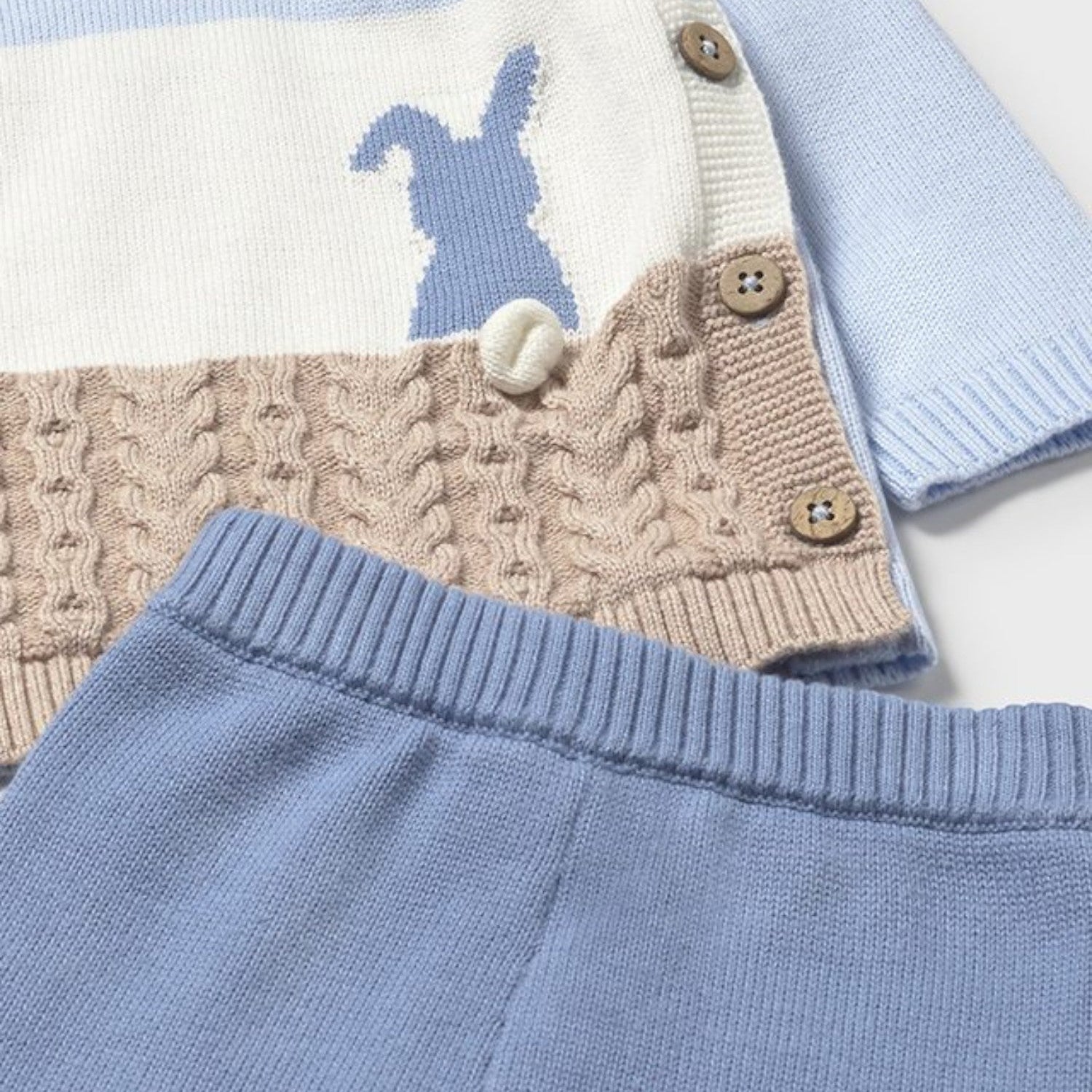 Newborn Baby Boy Outfit, Light Blue 2569/24