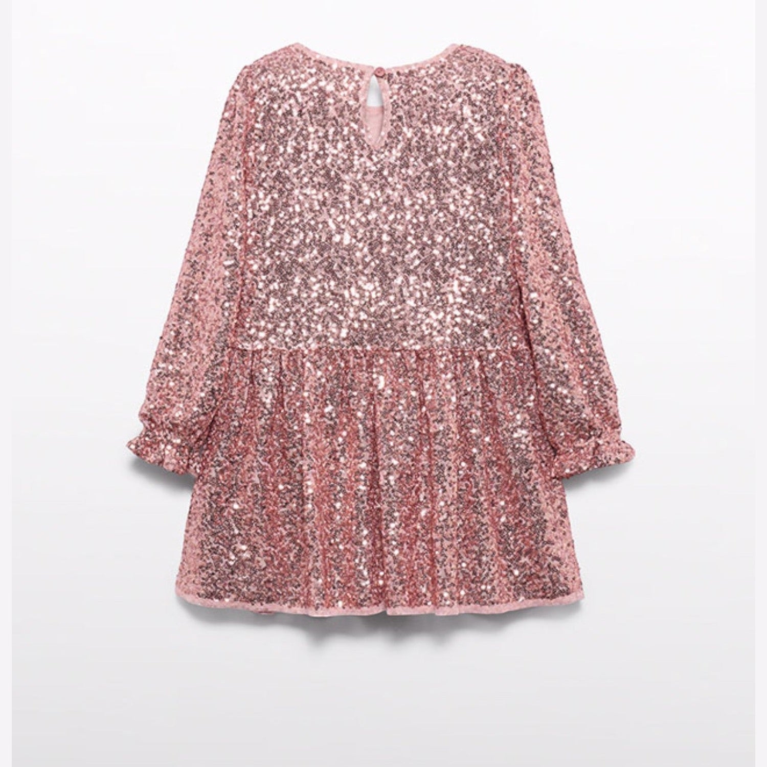 Abito paillettes Bimba Rosa 5531/46 - NANU' BABY