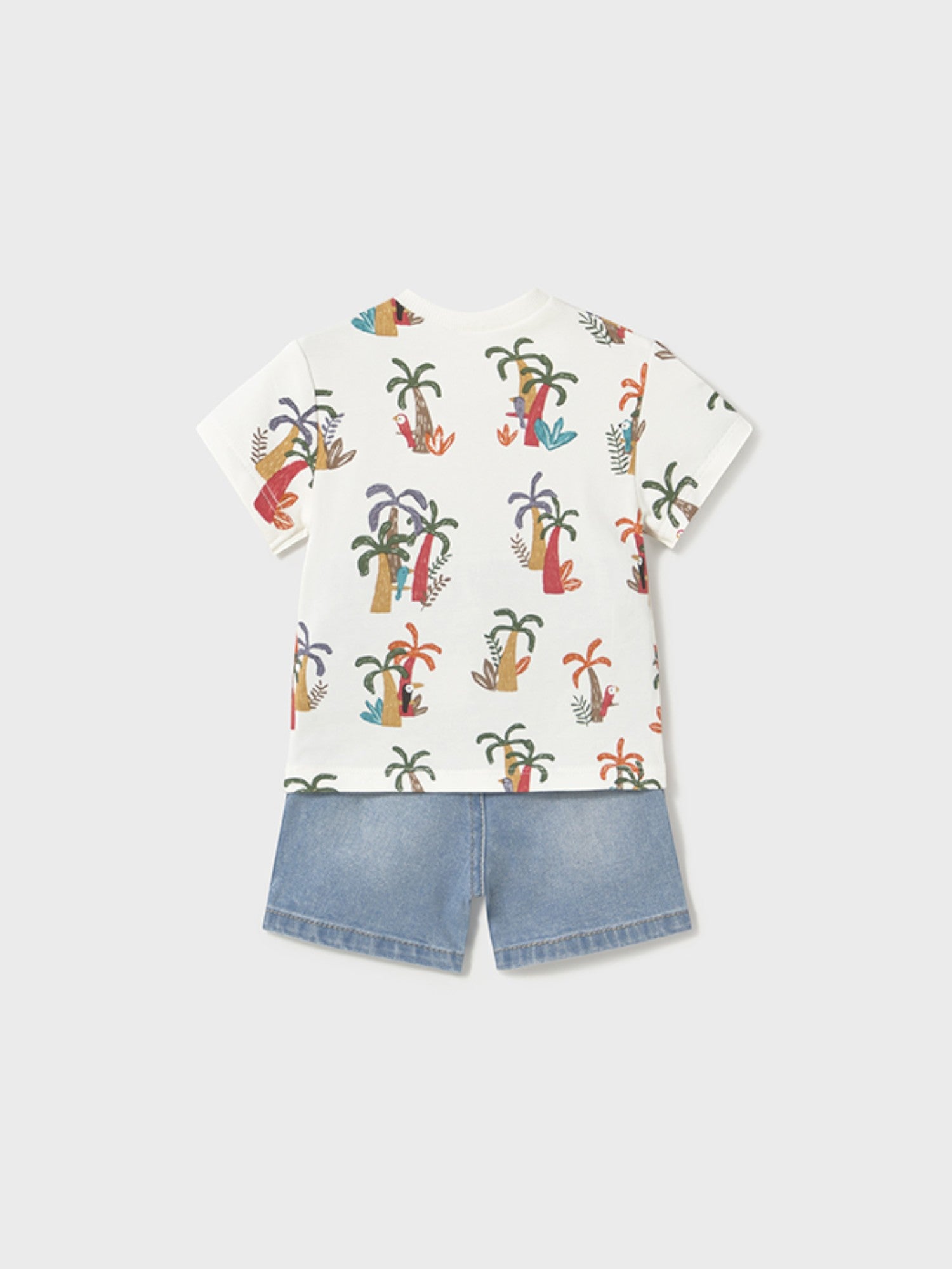 Completo pantalone corto Bimbo MULTICOLORE 1216 /MU - NANU' BABY