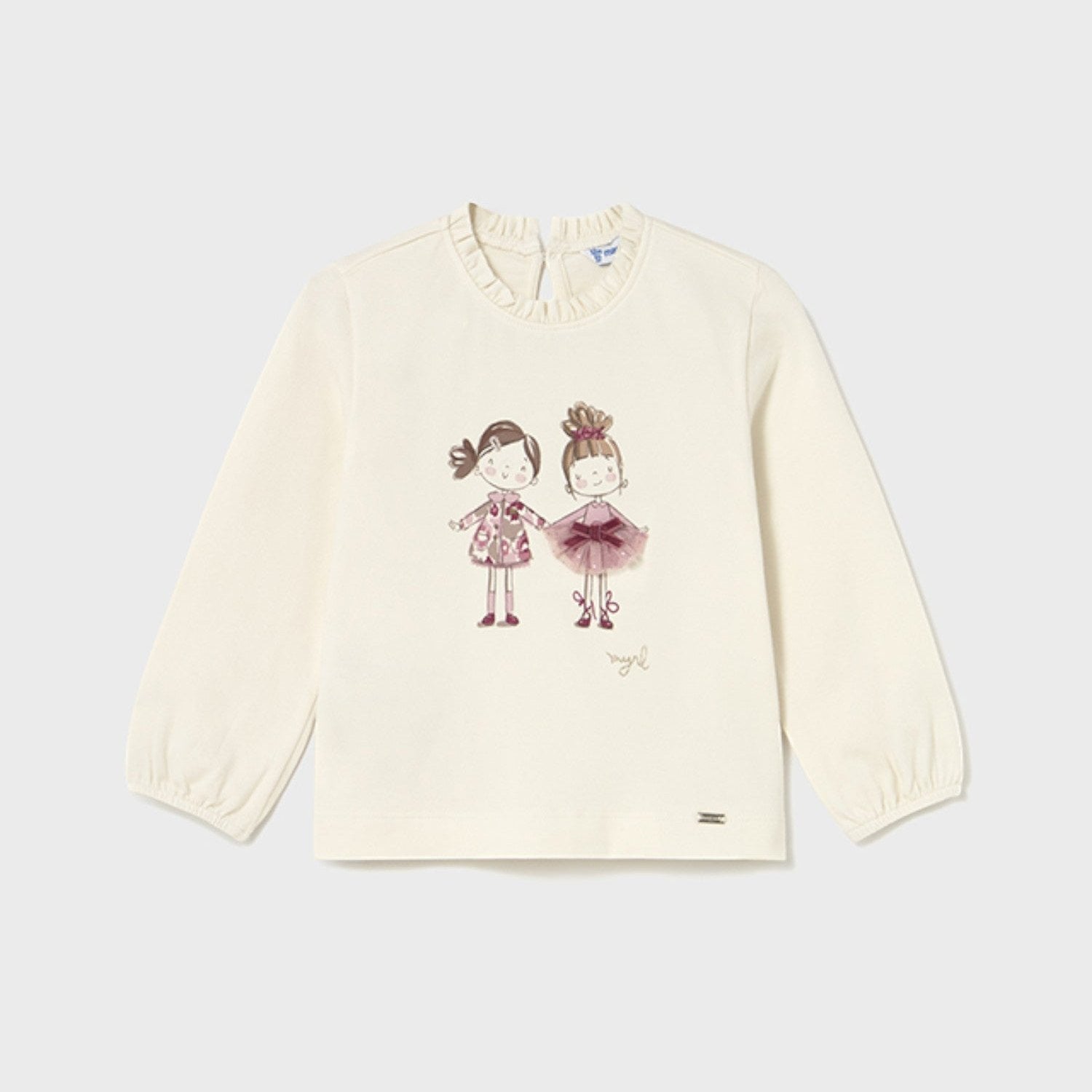 Maglietta m/l vestir Bimba PANNA 2075/78 - NANU' BABY
