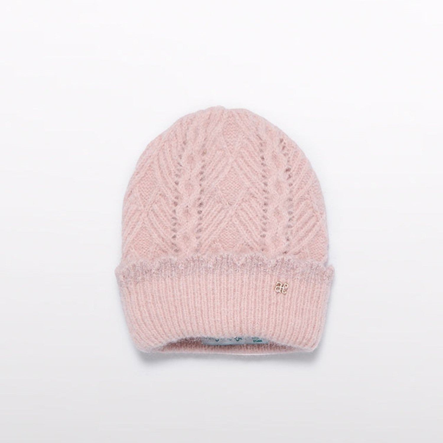 Cappello tricot traforato Bimba Rosa 5962/93 - NANU' BABY