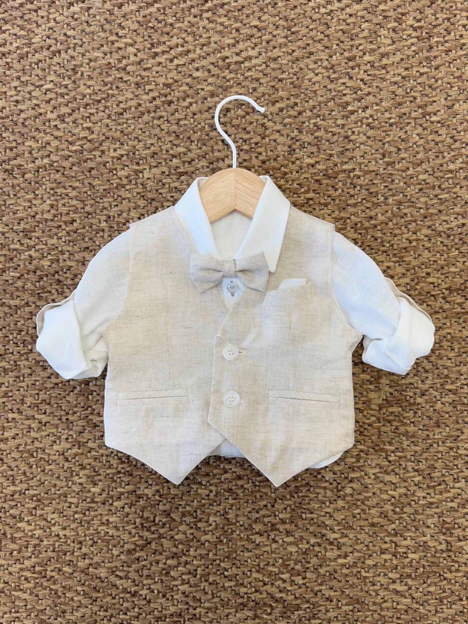 Completo Cerimonia Bimbo BEIGE M0407A/B - NANU' BABY
