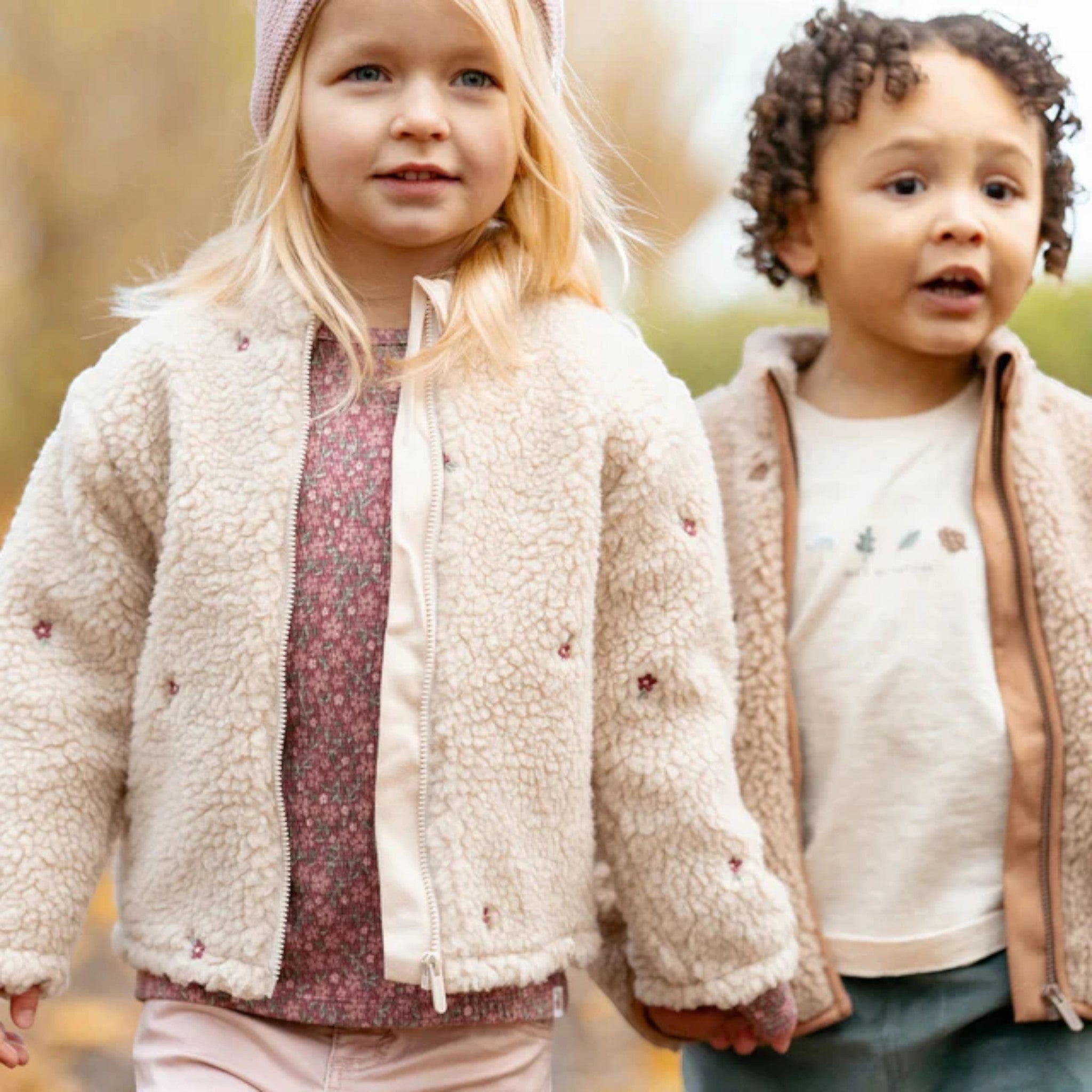 Teddy Jacket - Fairy Garden Baby Girl Ivory CL25092043