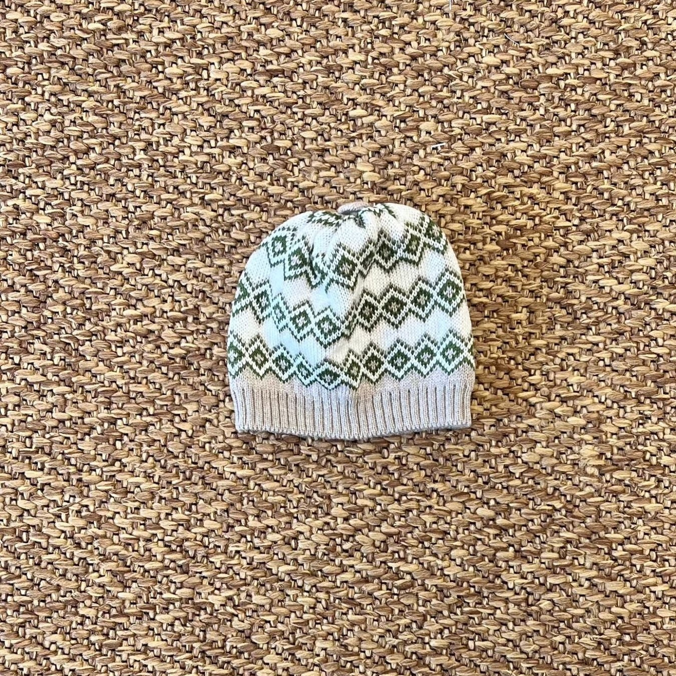 Cuffia Orsetto Neonato VANIGLIA IB5171BT/V - NANU' BABY