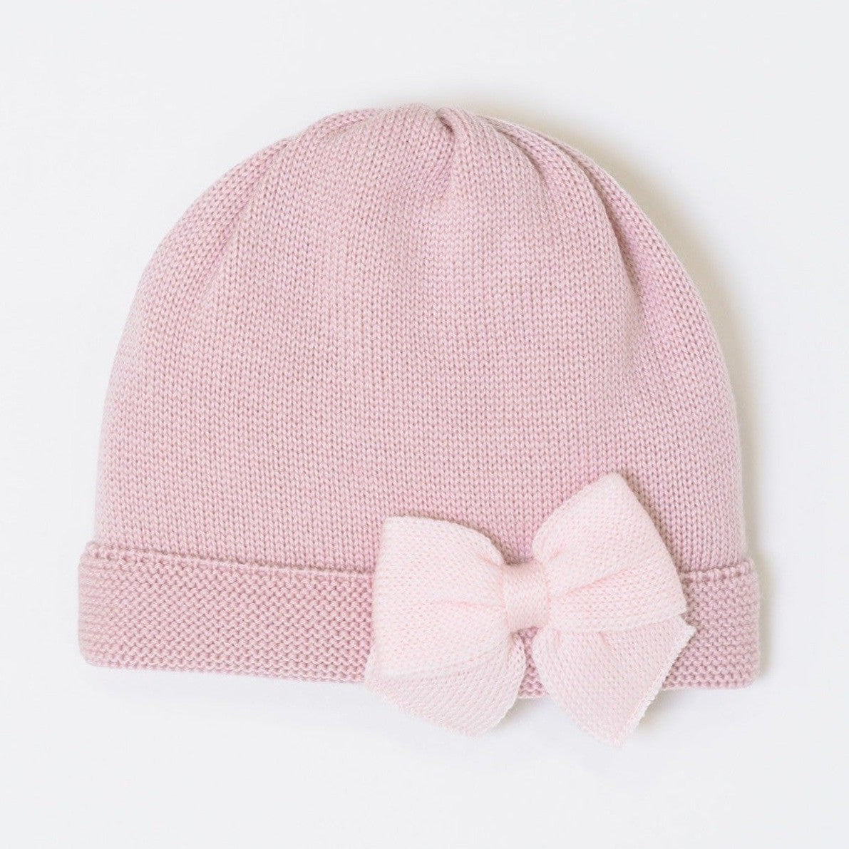 Cuffia Fiocco romantico Neonata Rosa FIOCCO/601 - NANU' BABY