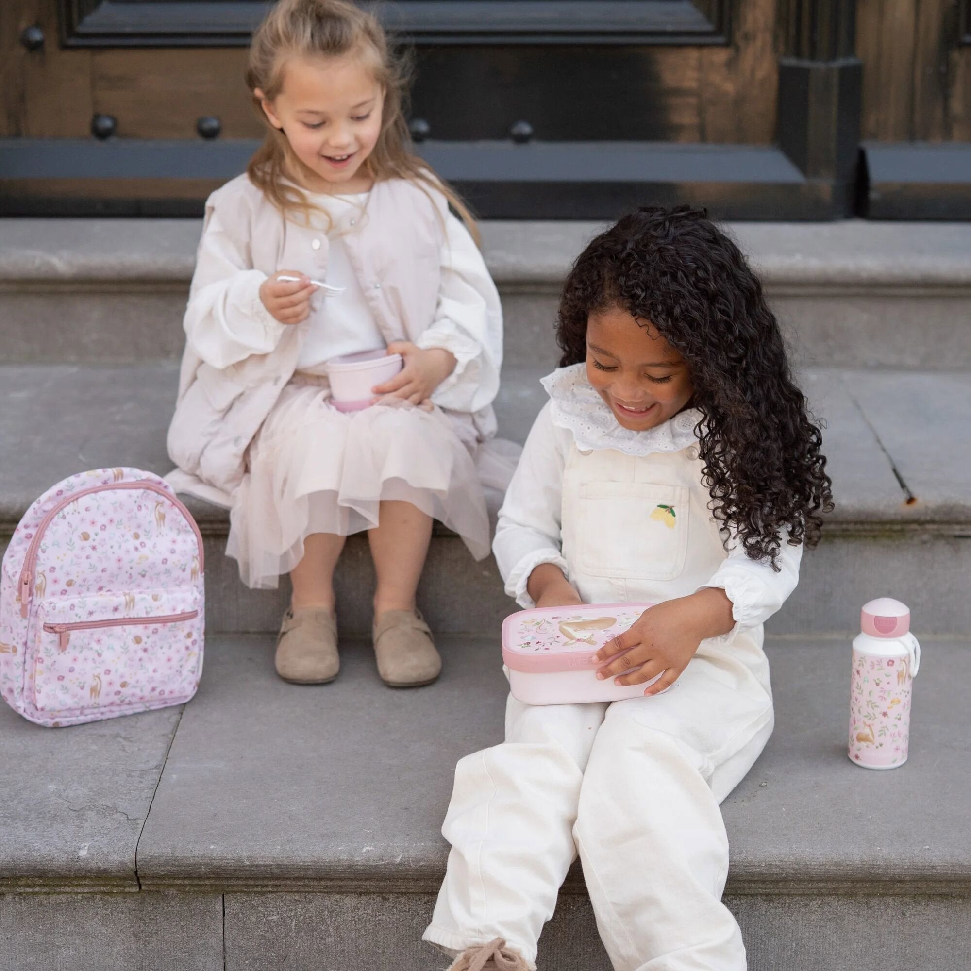 Lunch box con divisori Rosa 107440065406 - NANU' BABY