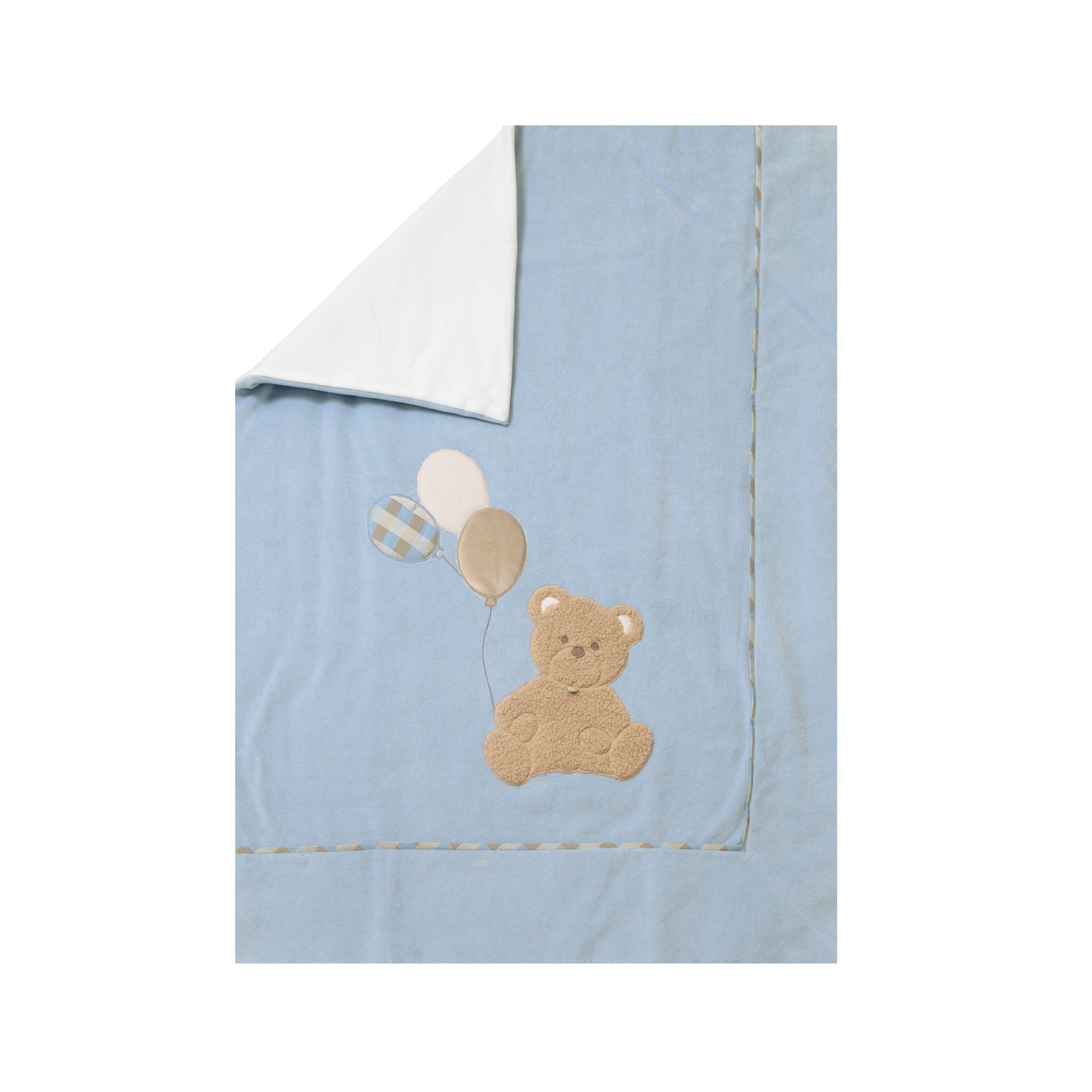 100% Chenille Baby Blanket, Sky Tobacco IN7081/C