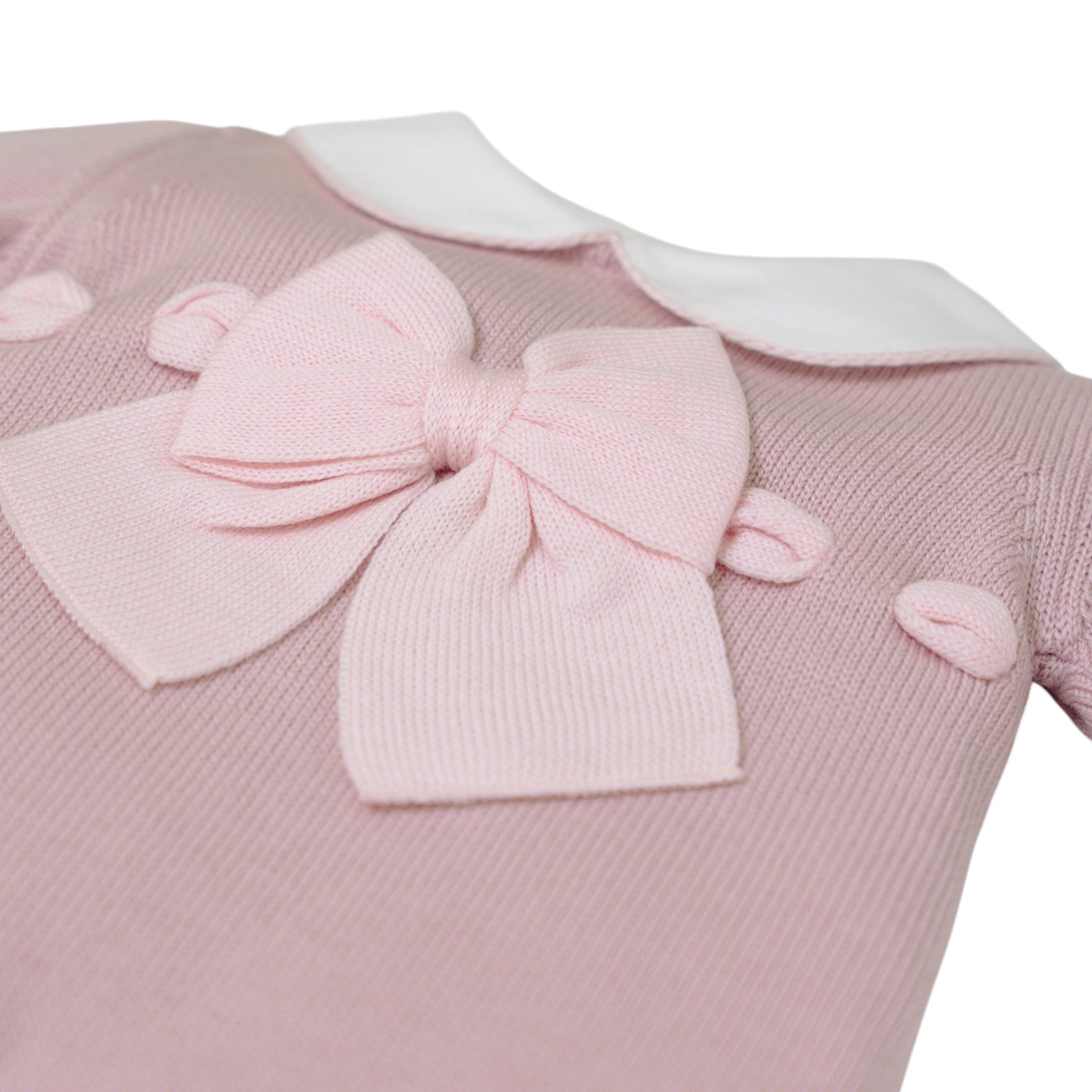 Tutina Fiocco romantico Neonata Rosa FIOCCO/345