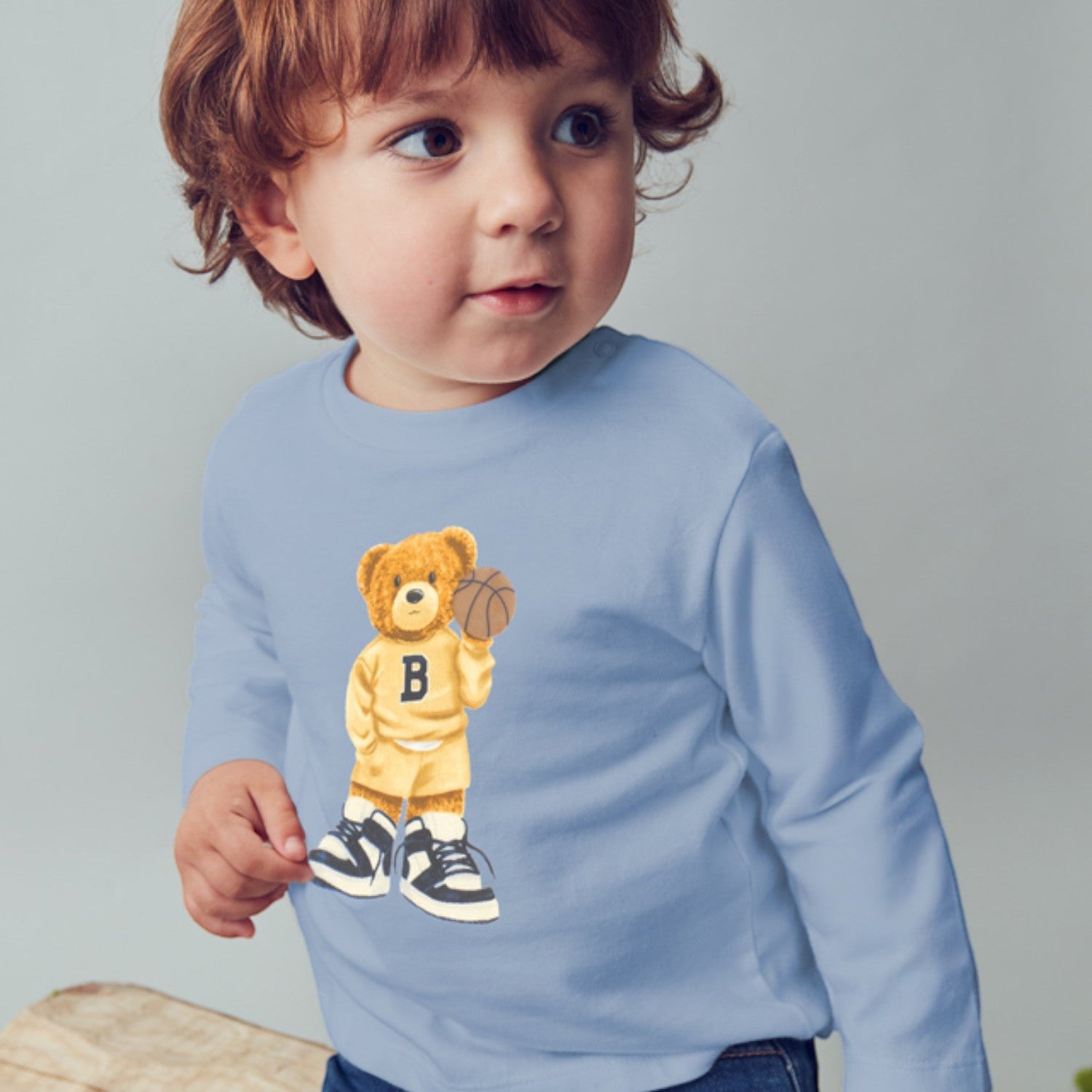 T-shirt m/l bear Bimbo BLUE 2058/83