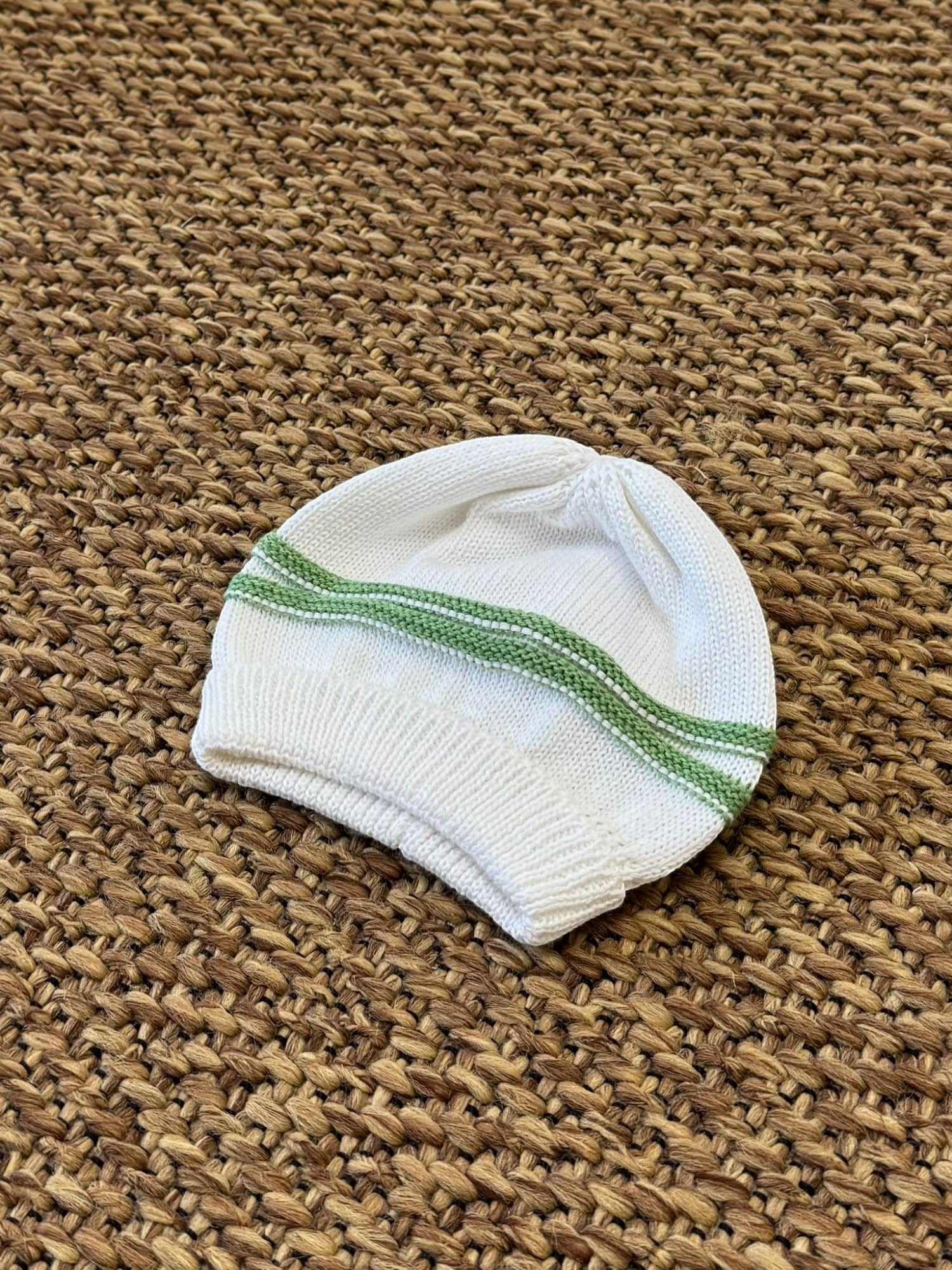 Cuffia Neonato BIANCO CA66/1630 - NANU' BABY