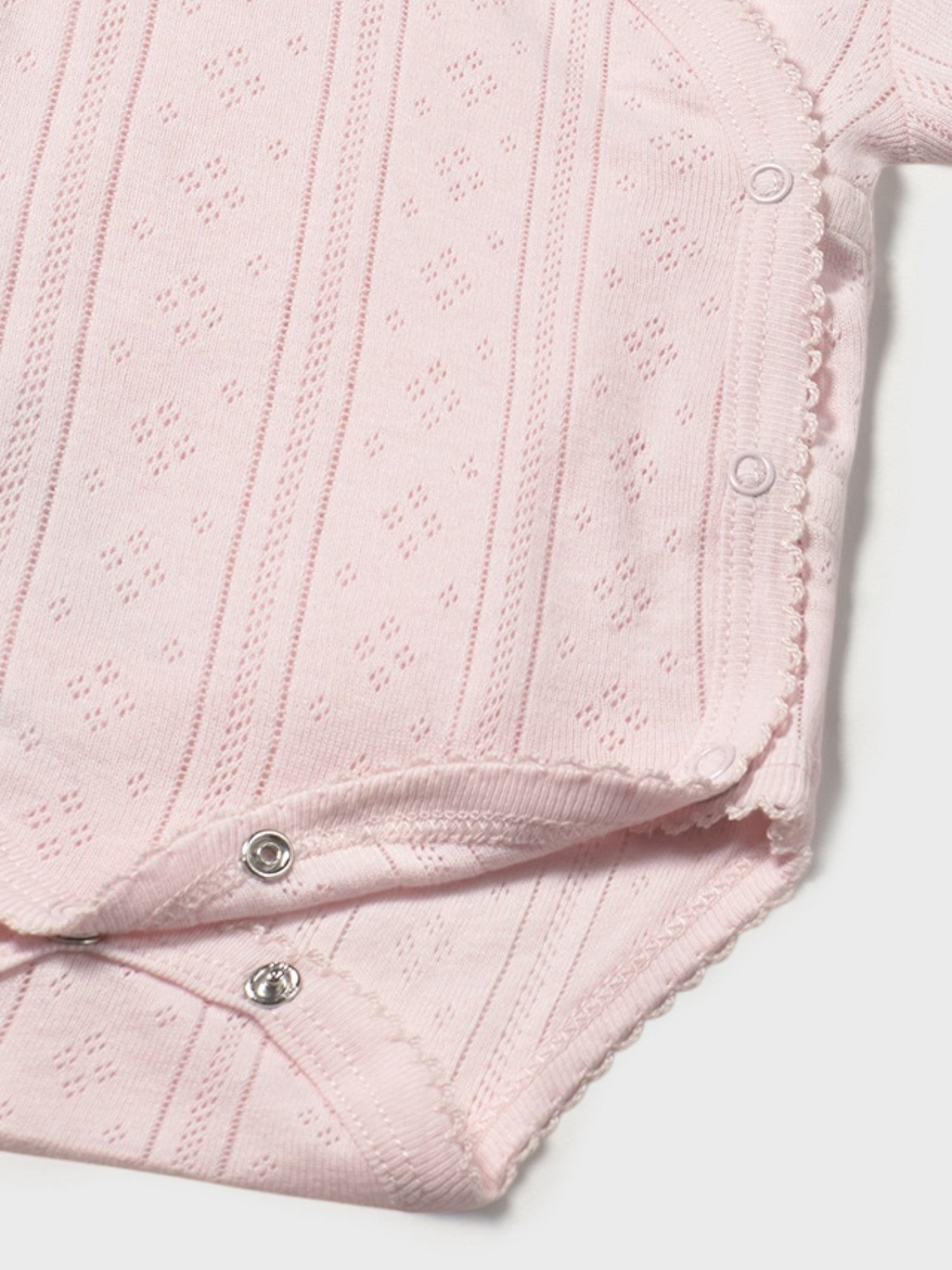 Body manica corta traforato Neonata ROSA 1746 /R - NANU' BABY