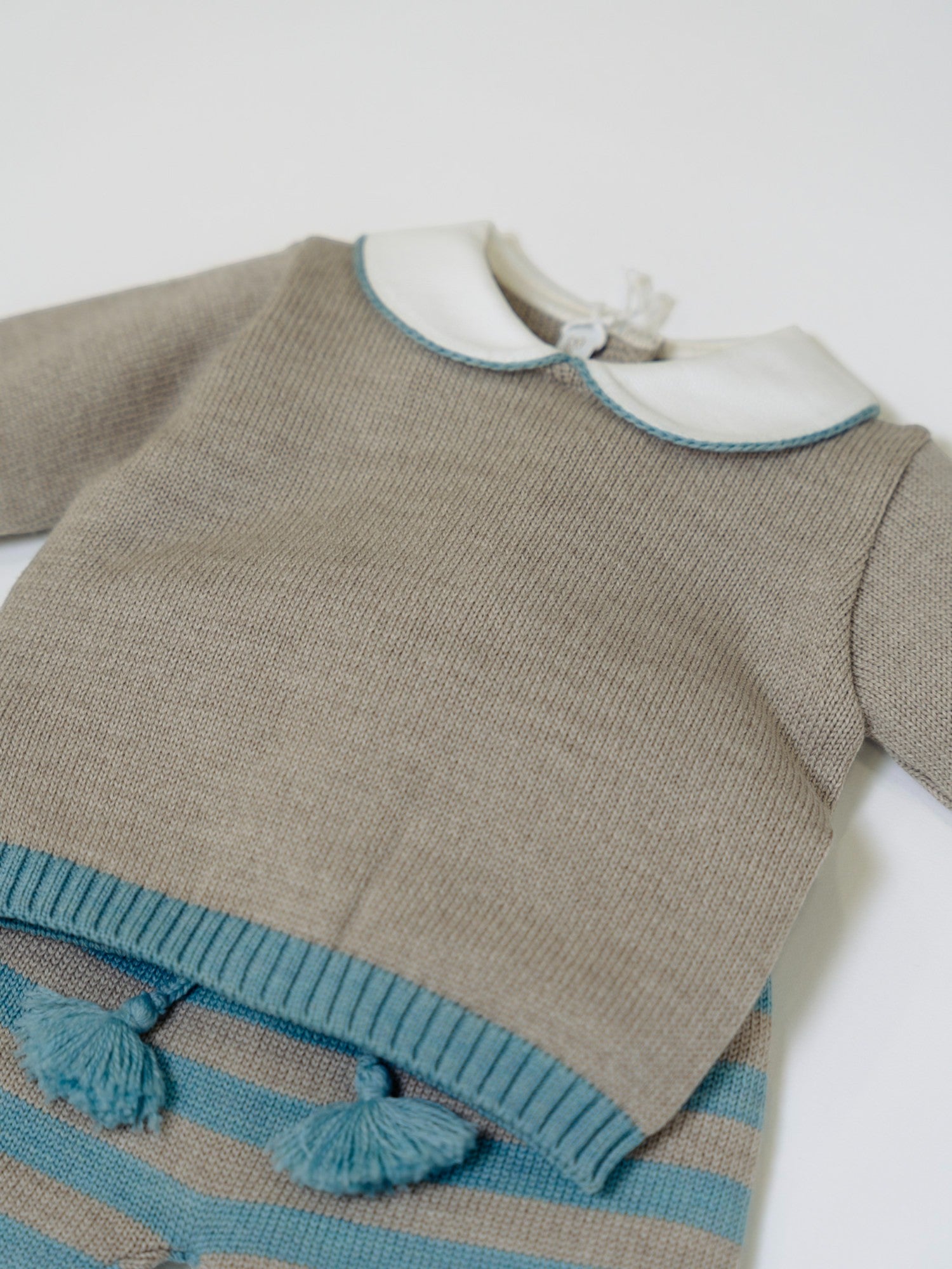 Completo nascita Righe Neonato VERDE RIGHE 523 - NANU' BABY