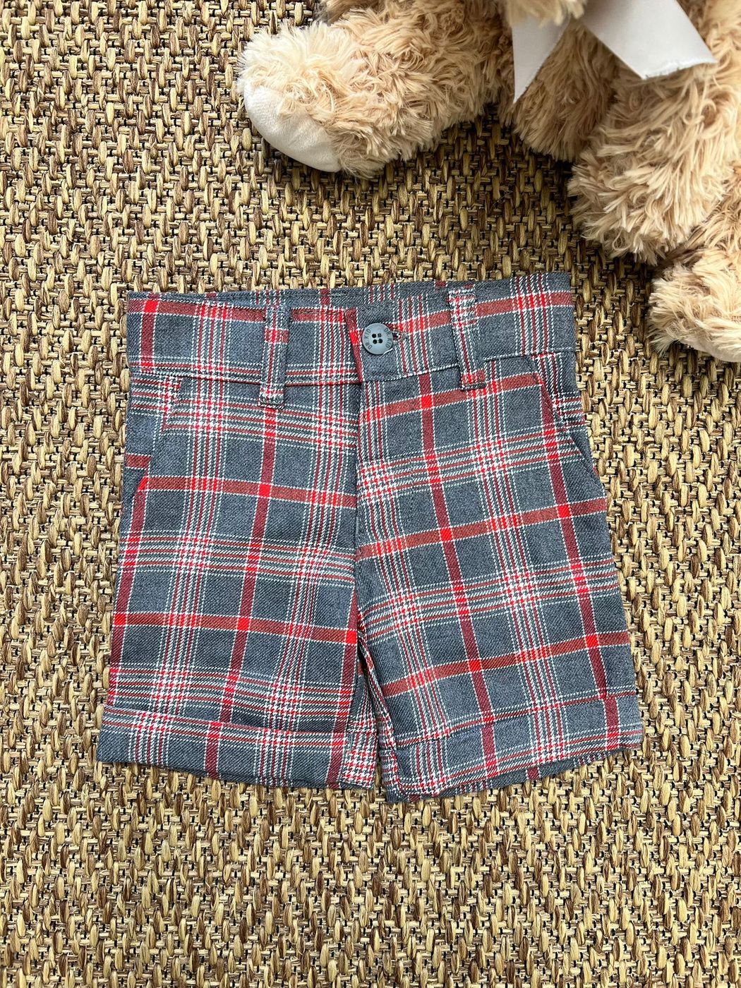 Pantaloncini Bimbo ROSSO DK562 - NANU' BABY