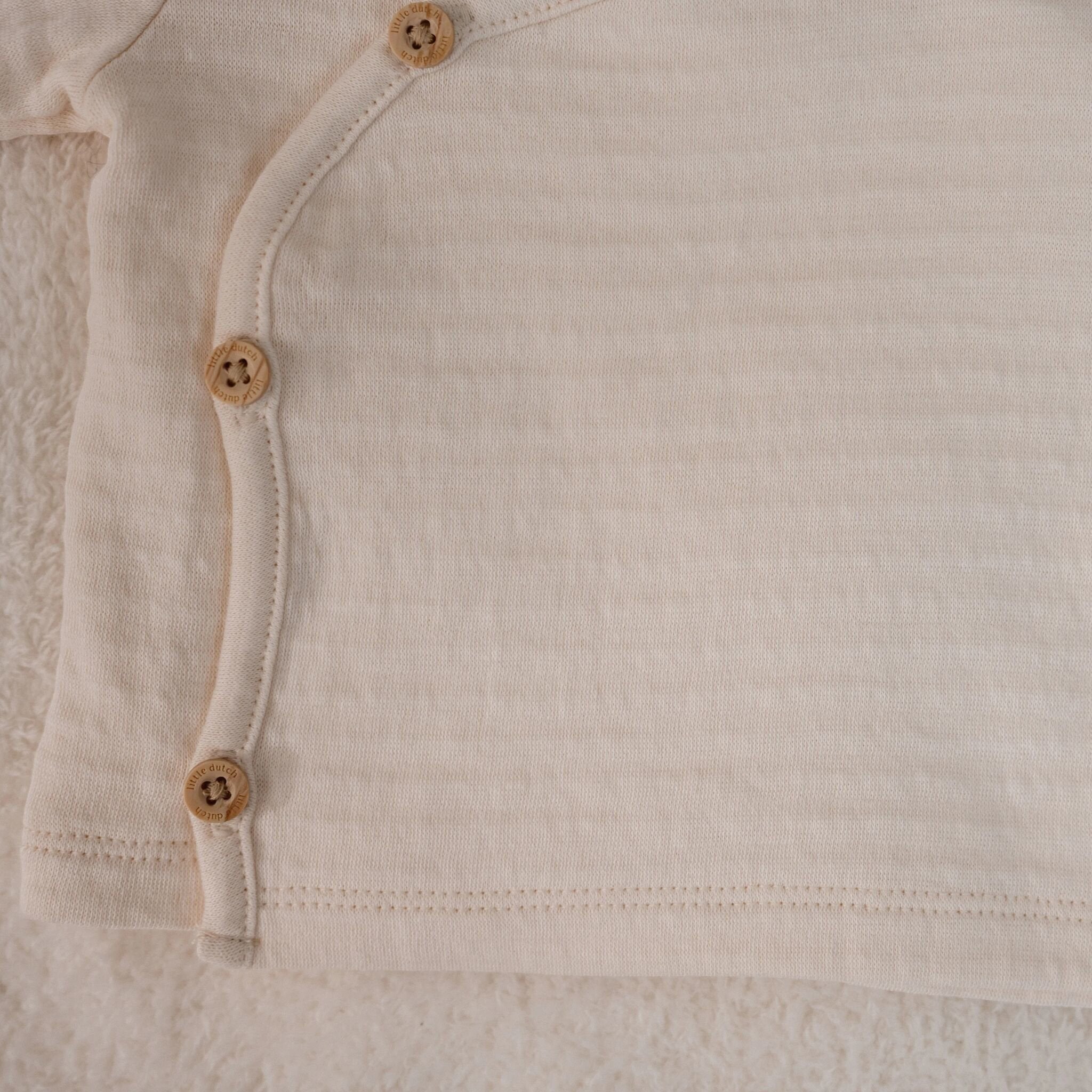 Long-sleeved shirt for baby, beige, CL25291019