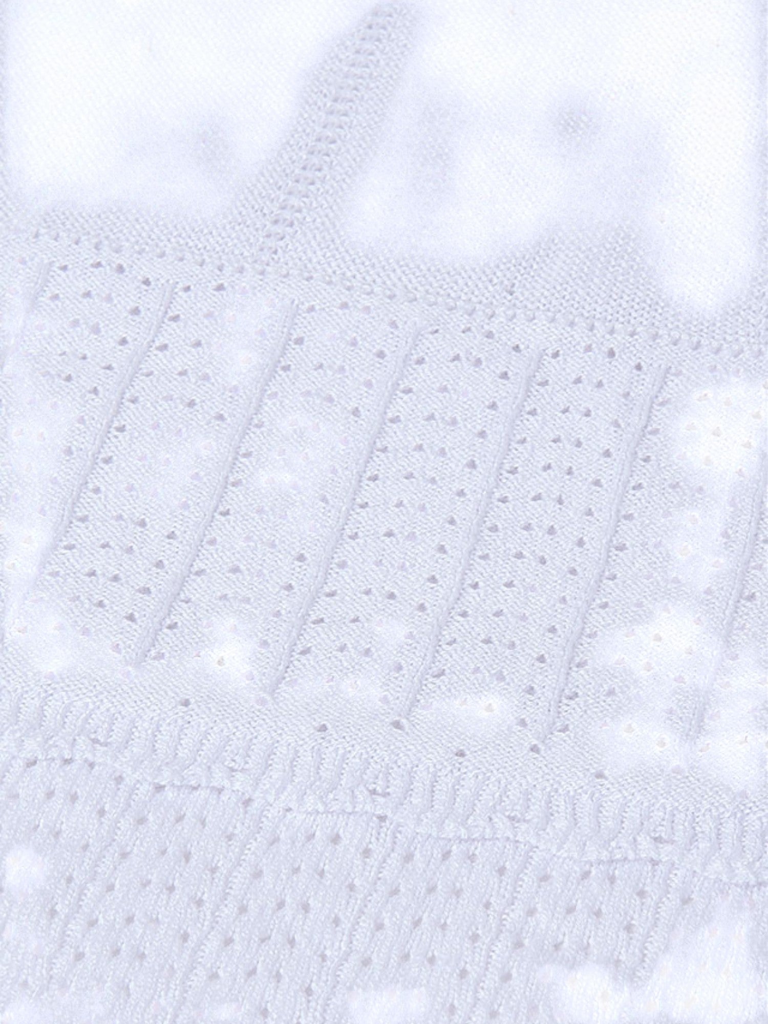 Copertina blonda Neonata BIANCO 9853 /B - NANU' BABY