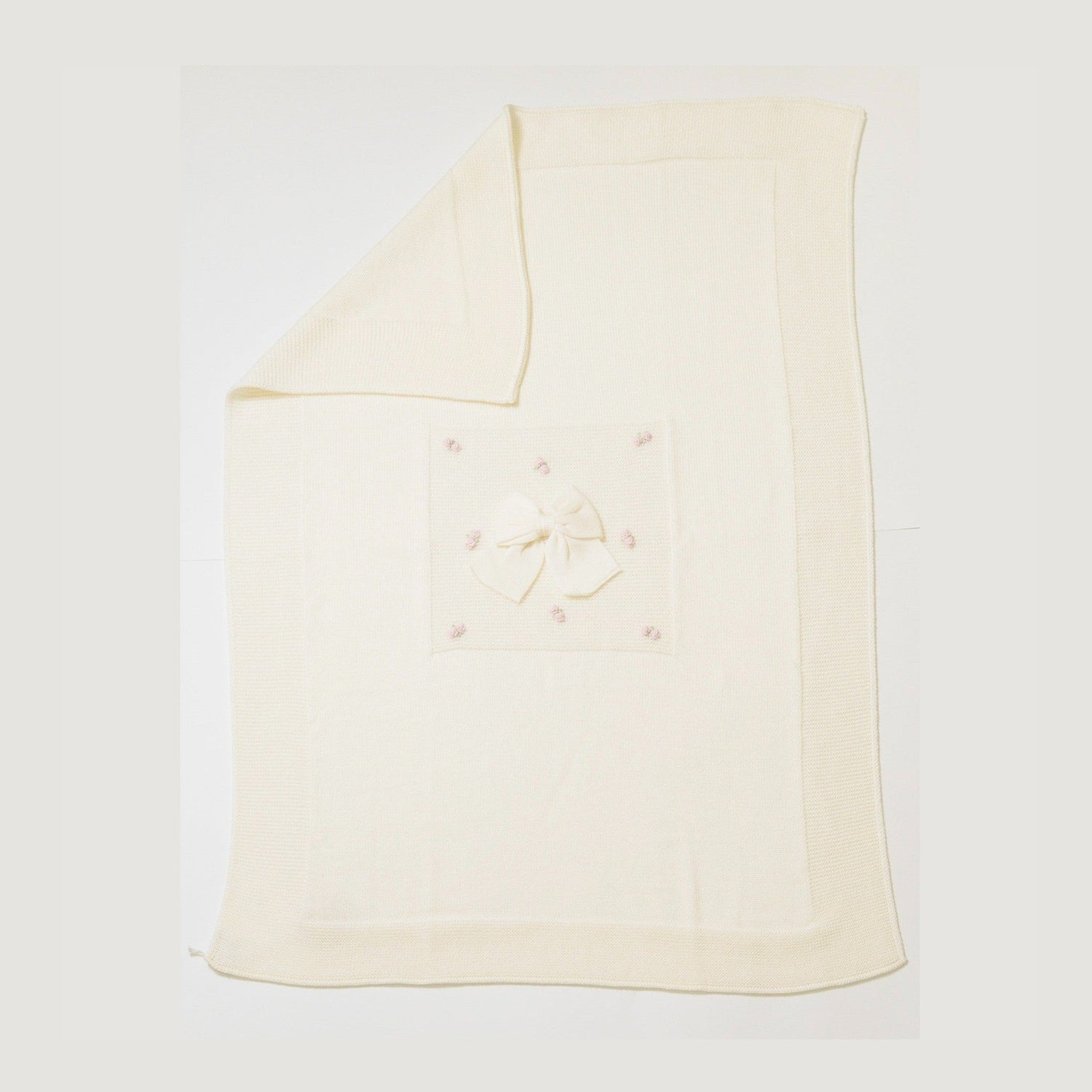 Coperta Roselline Neonata PANNA ROSELLINE/104 - NANU' BABY