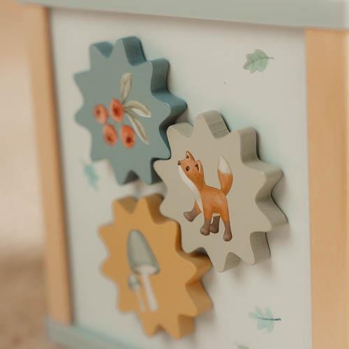 Cubo attività in legno - Amici della foresta MULTICOLORE LD7231 - NANU' BABY