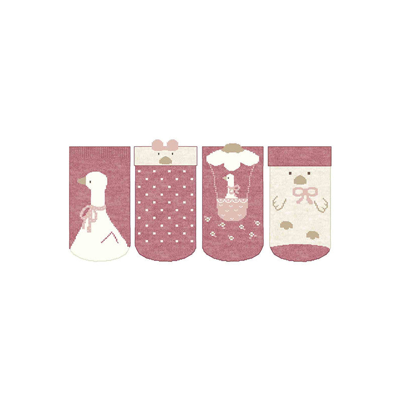 Set 4 calze ROSA 2G-9762/R - NANU' BABY