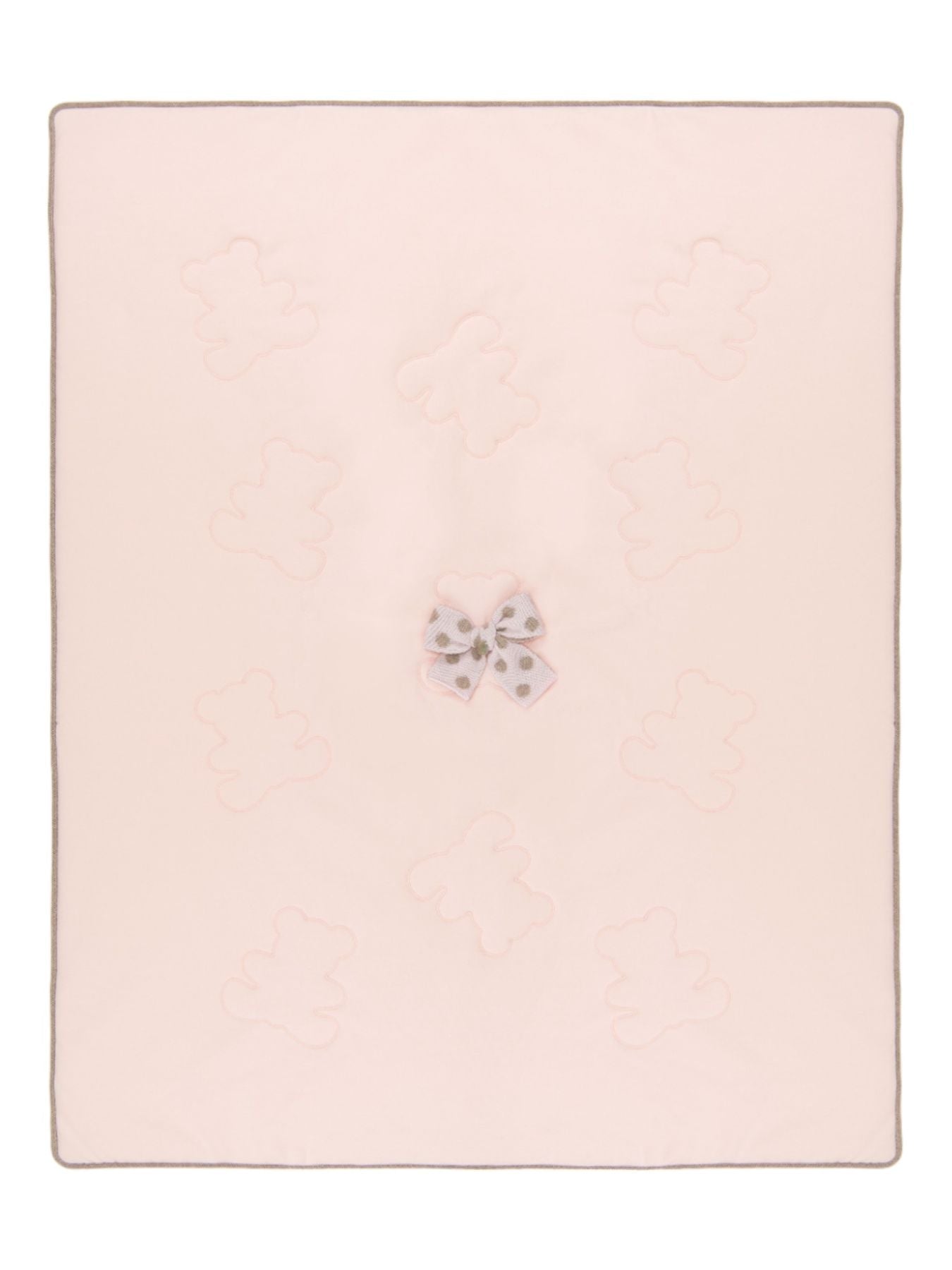 Coperta Fiocco pois Neonata ROSA IB2281 - NANU' BABY