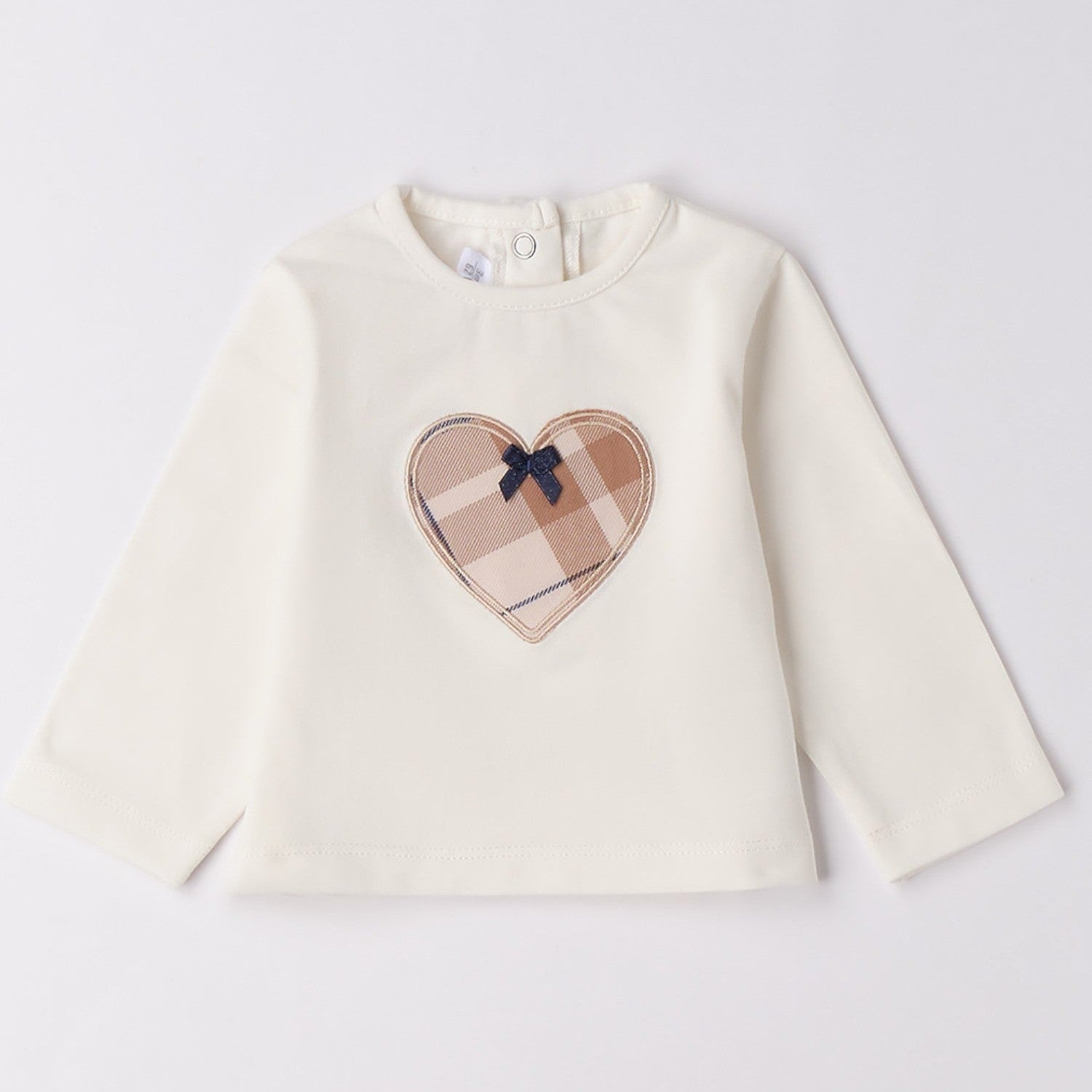 Girocollo Ml Bimba Bianco 3F718/112 - NANU' BABY