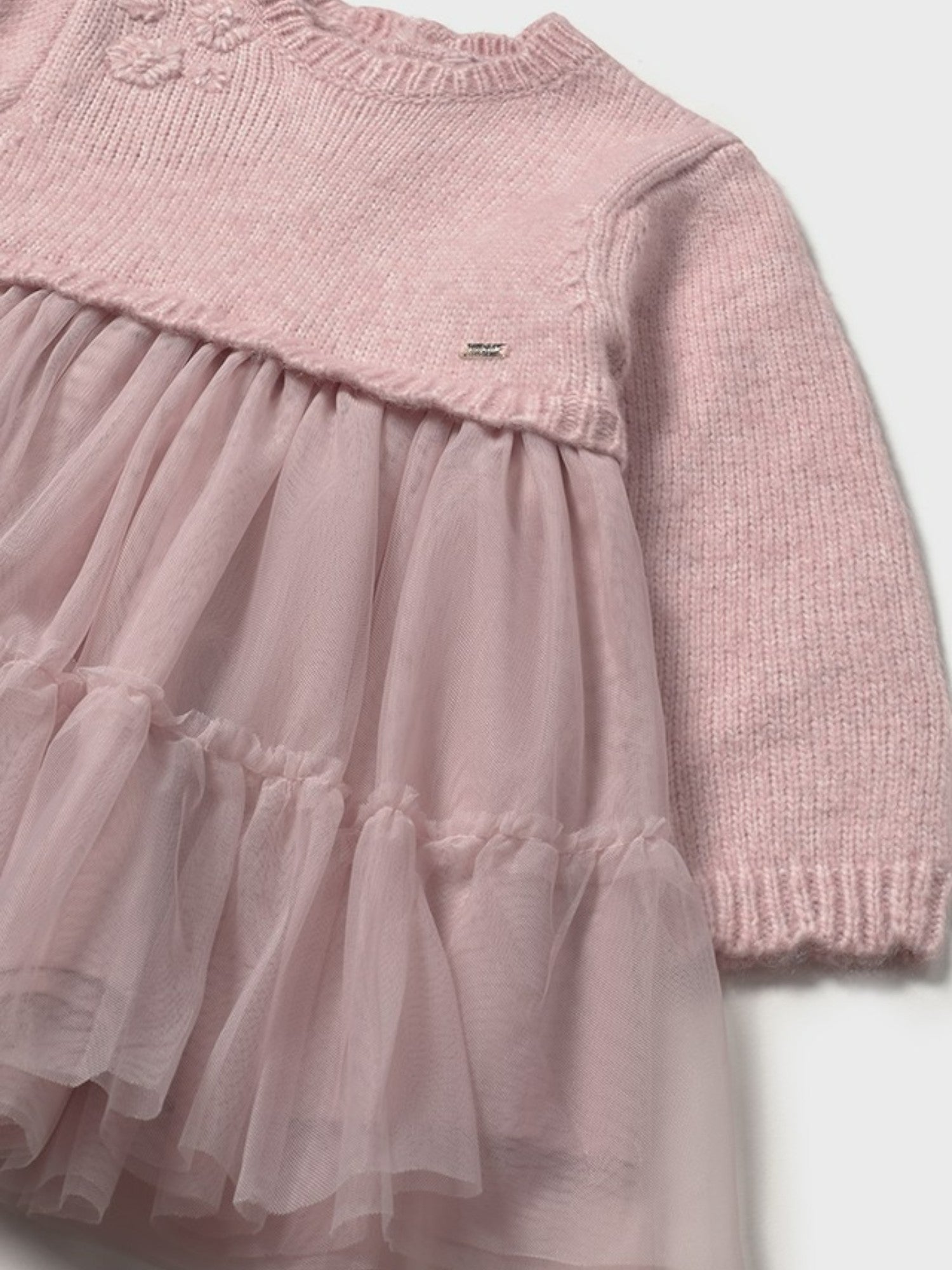 Abito combinato tricot Bimba Rosa 2905/33 - NANU' BABY