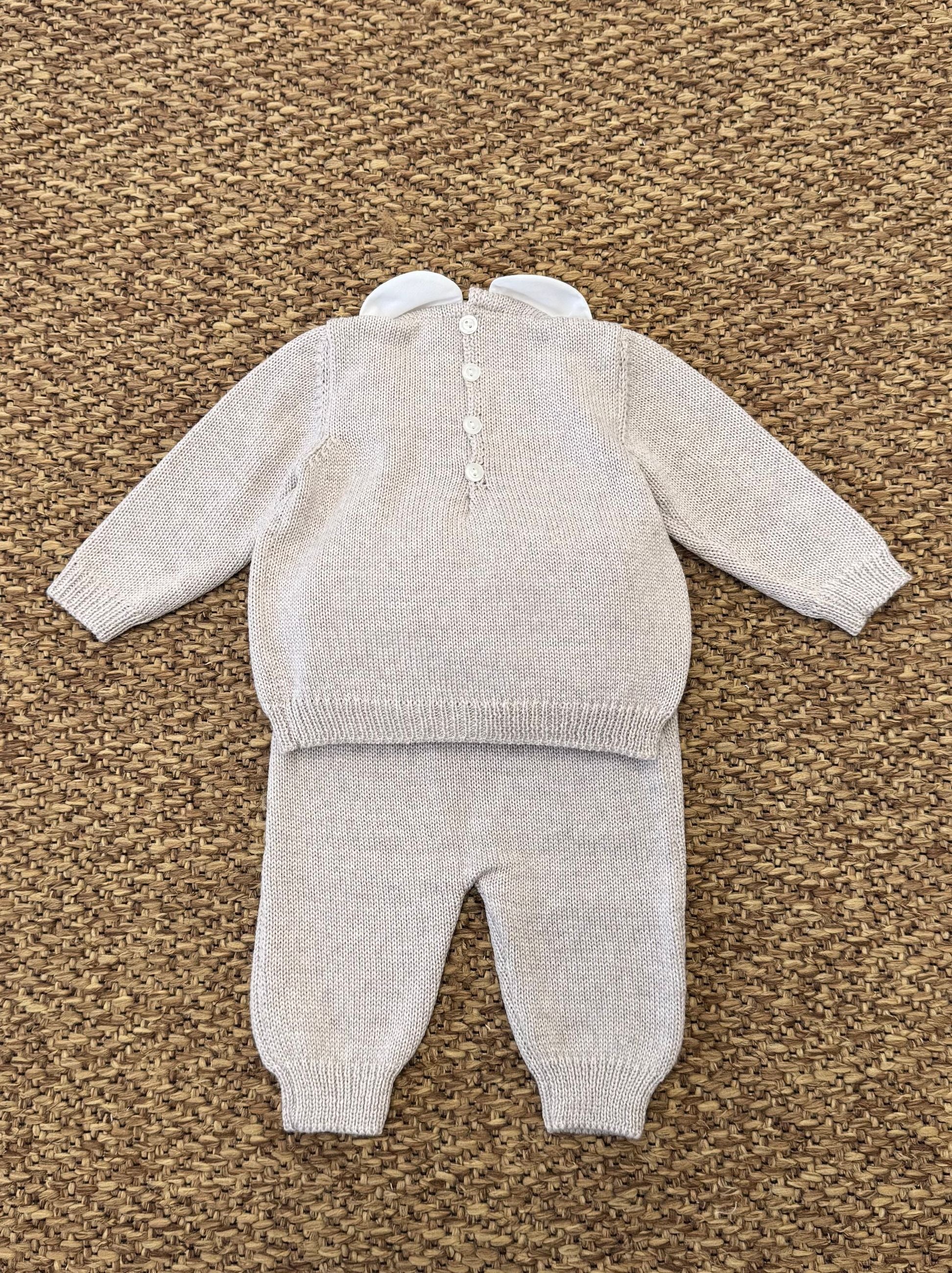 Baby Newborn Outfit Beige 2P85
