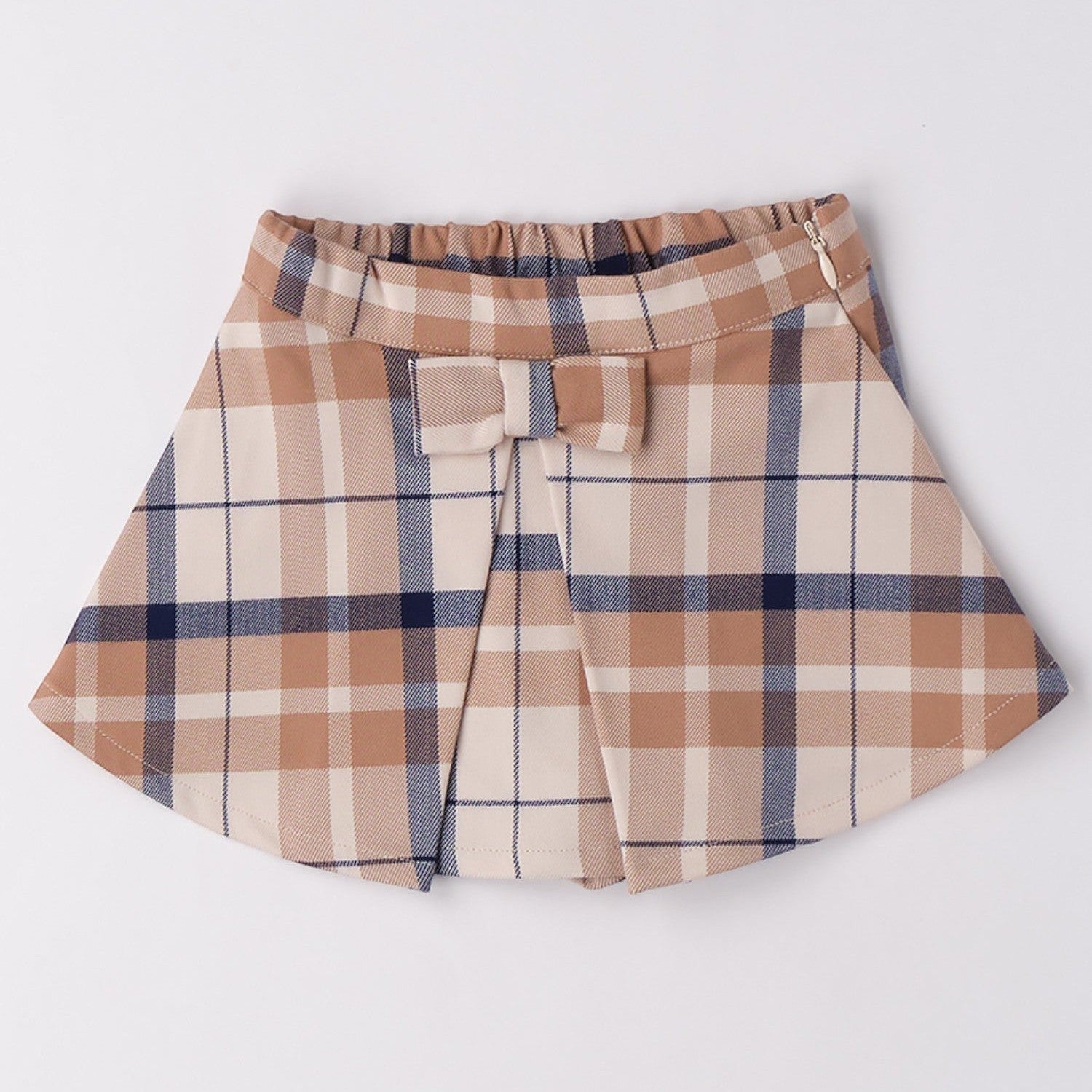 Pantalone Tessuto Navetta Corto Bimba Avorio 3F744/2911 - NANU' BABY