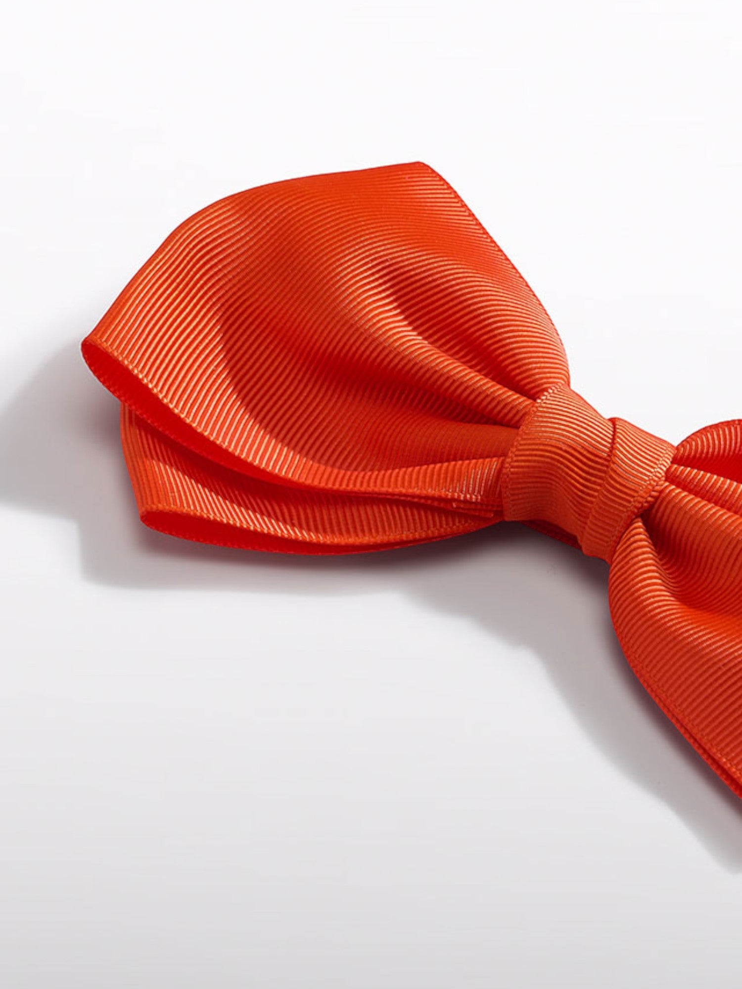 Fermaglio fiocco doppio ARANCIO 5440 /72 - NANU' BABY