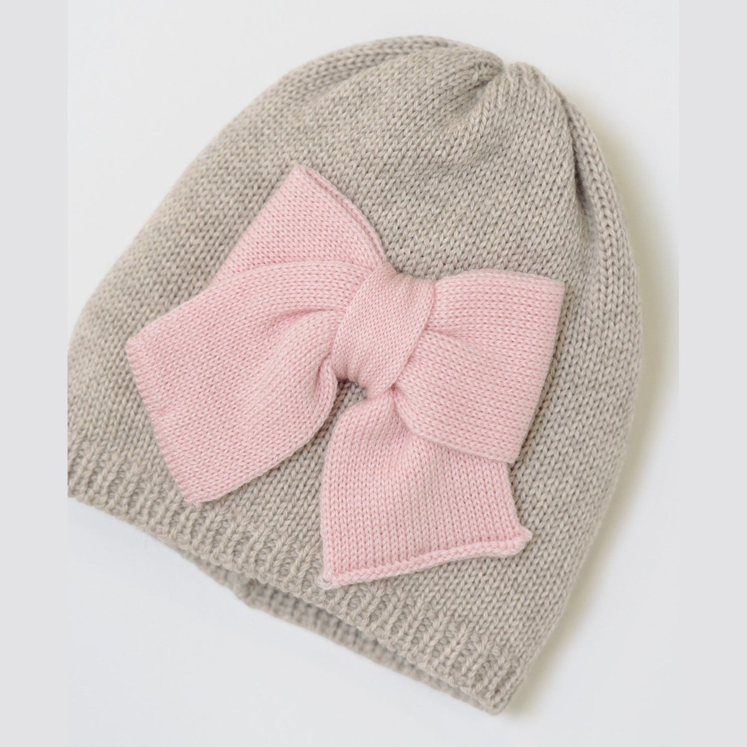 Cuffia Neonata Beige CA92/3007 - NANU' BABY