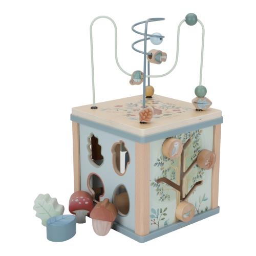 Cubo attività in legno - Amici della foresta MULTICOLORE LD7231 - NANU' BABY