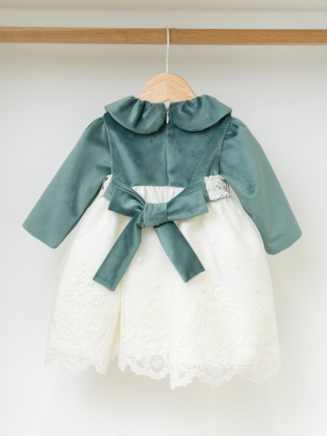 Abito cerimonia Bimba VERDE IM312 - NANU' BABY