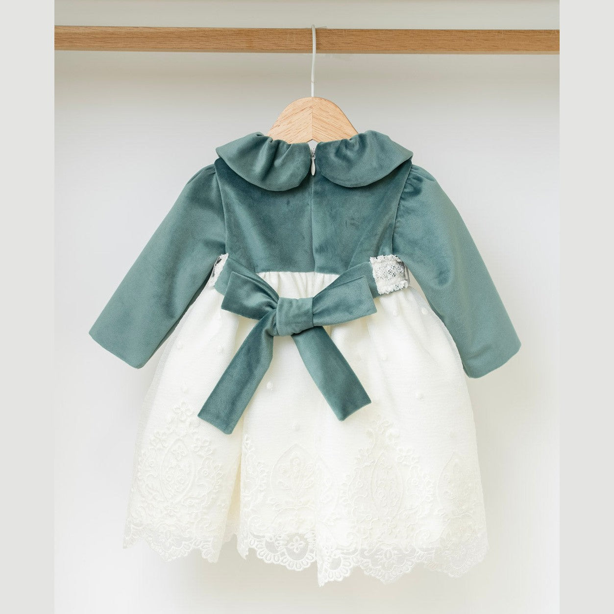 Abito cerimonia Bimba VERDE IM312 - NANU' BABY