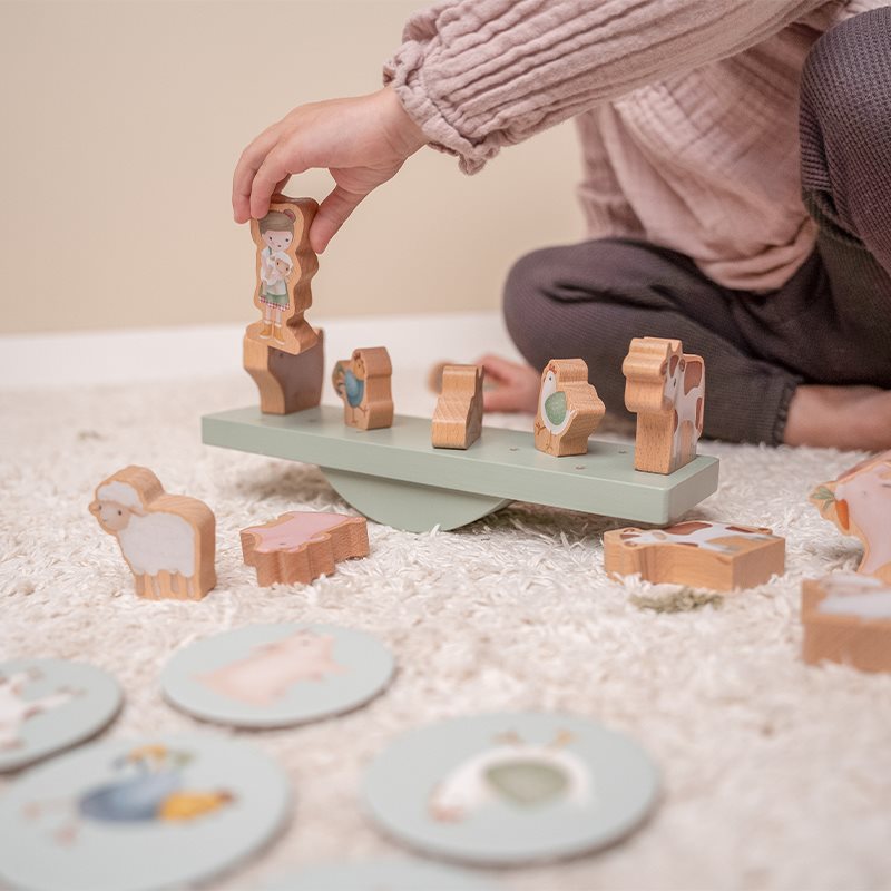 Gioco di equilibrio Piccola fattoria MULTICOLORE LD7157 - NANU' BABY
