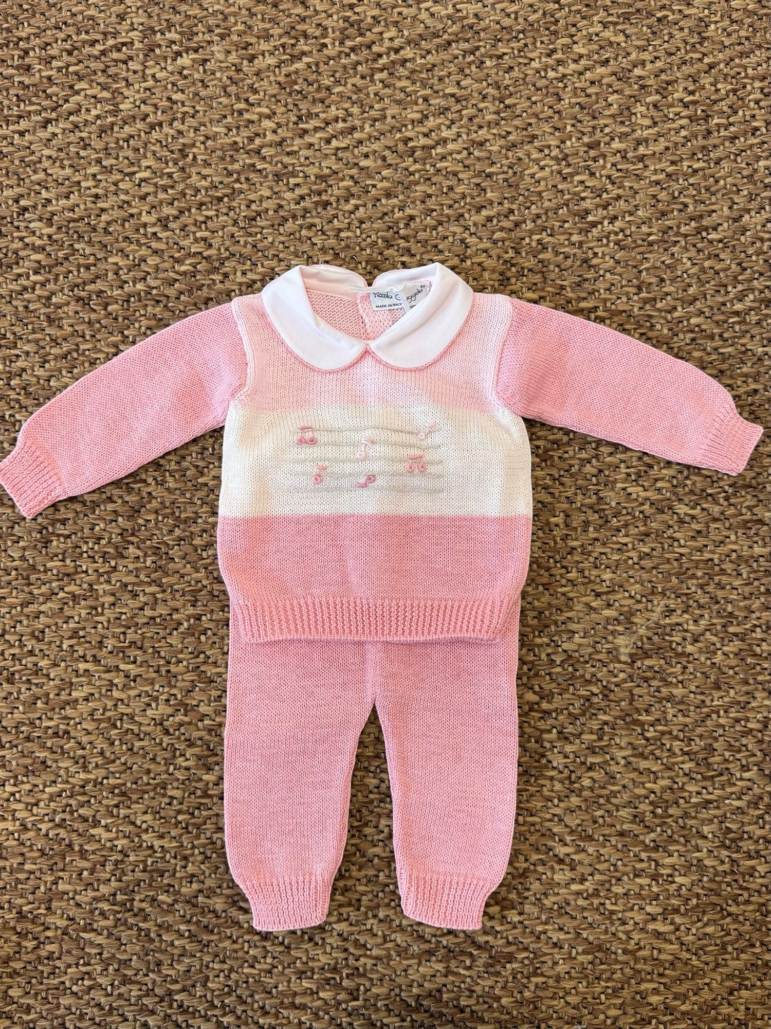 Completo nascita Note musicali Neonata BIANCO SKY/770 - NANU' BABY