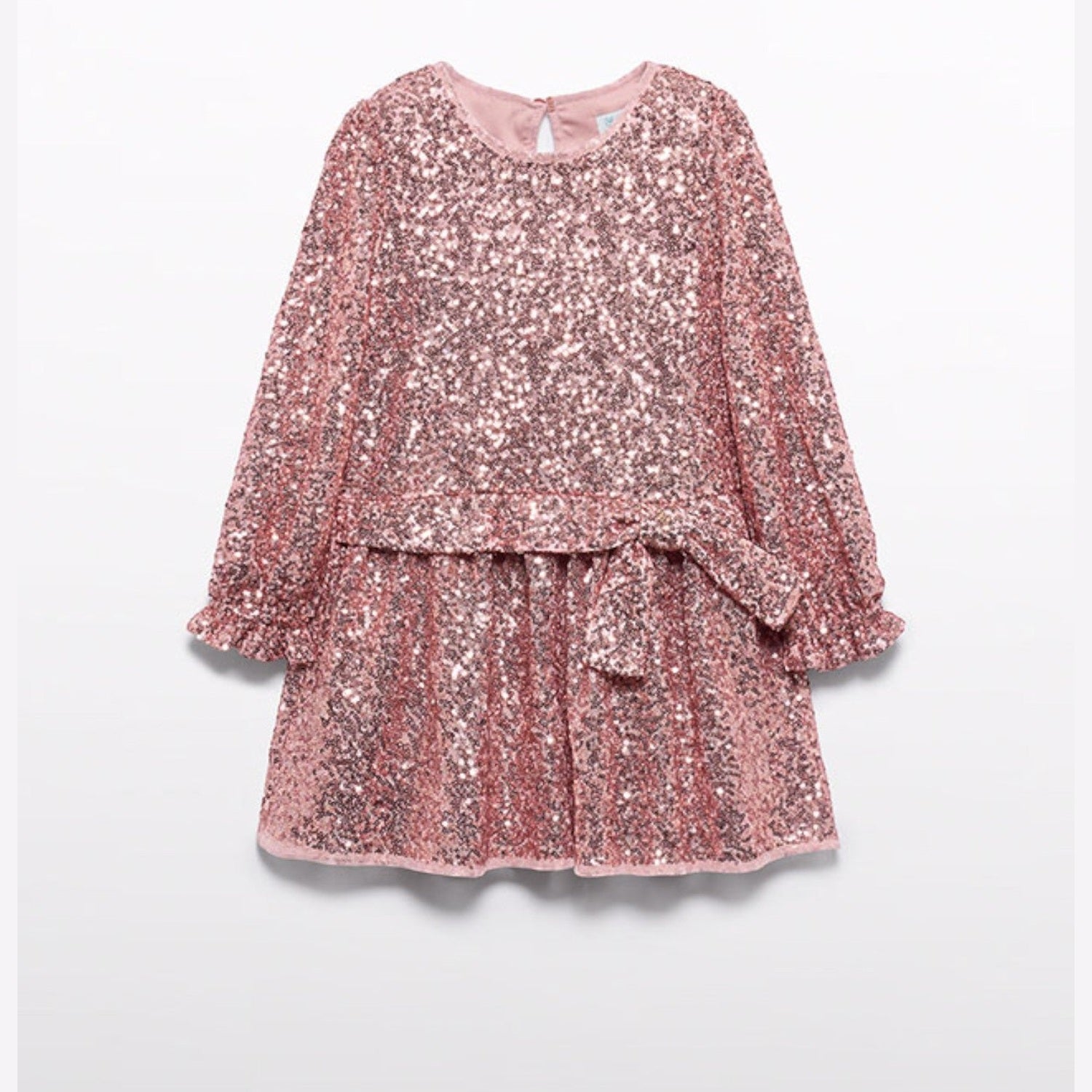 Abito paillettes Bimba Rosa 5531/46 - NANU' BABY