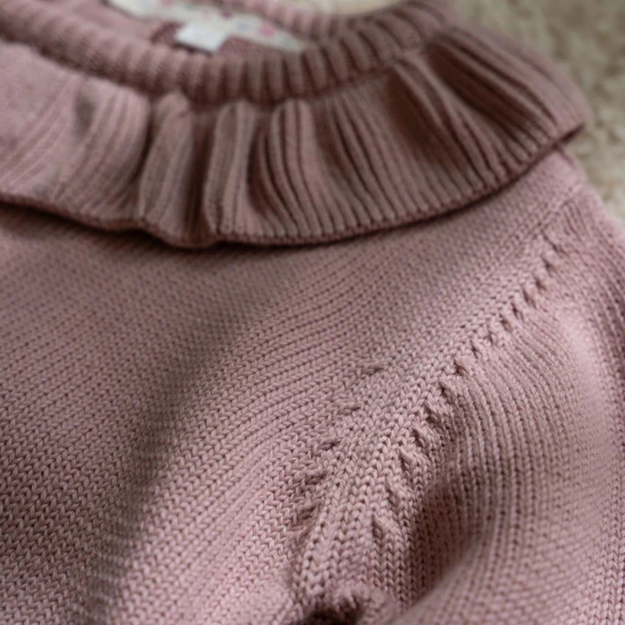 Knitted sweater - Fairy Garden Pink Girl CL25092019