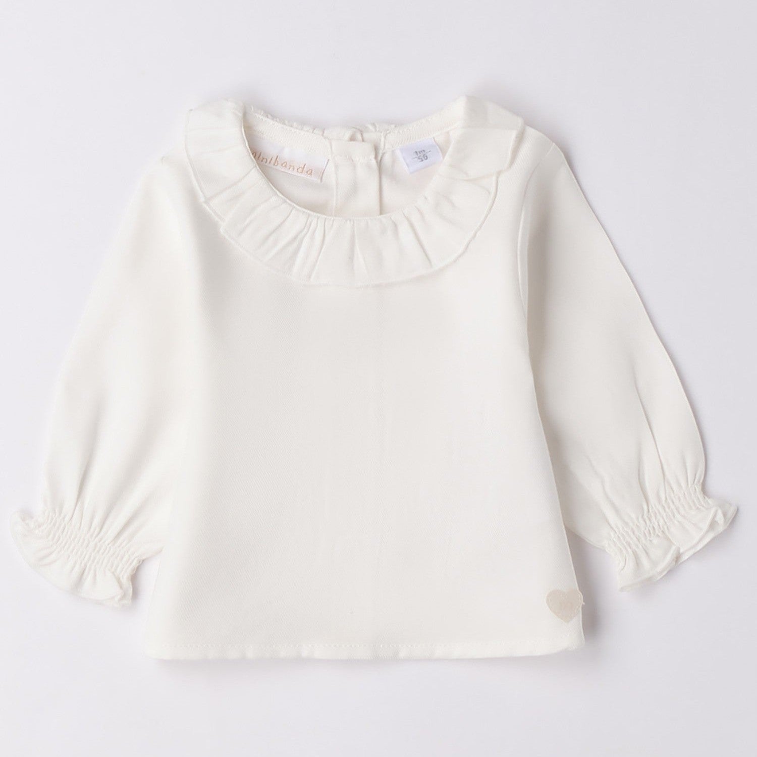 Camicia Ml Bimba Bianco 3F700/112 - NANU' BABY