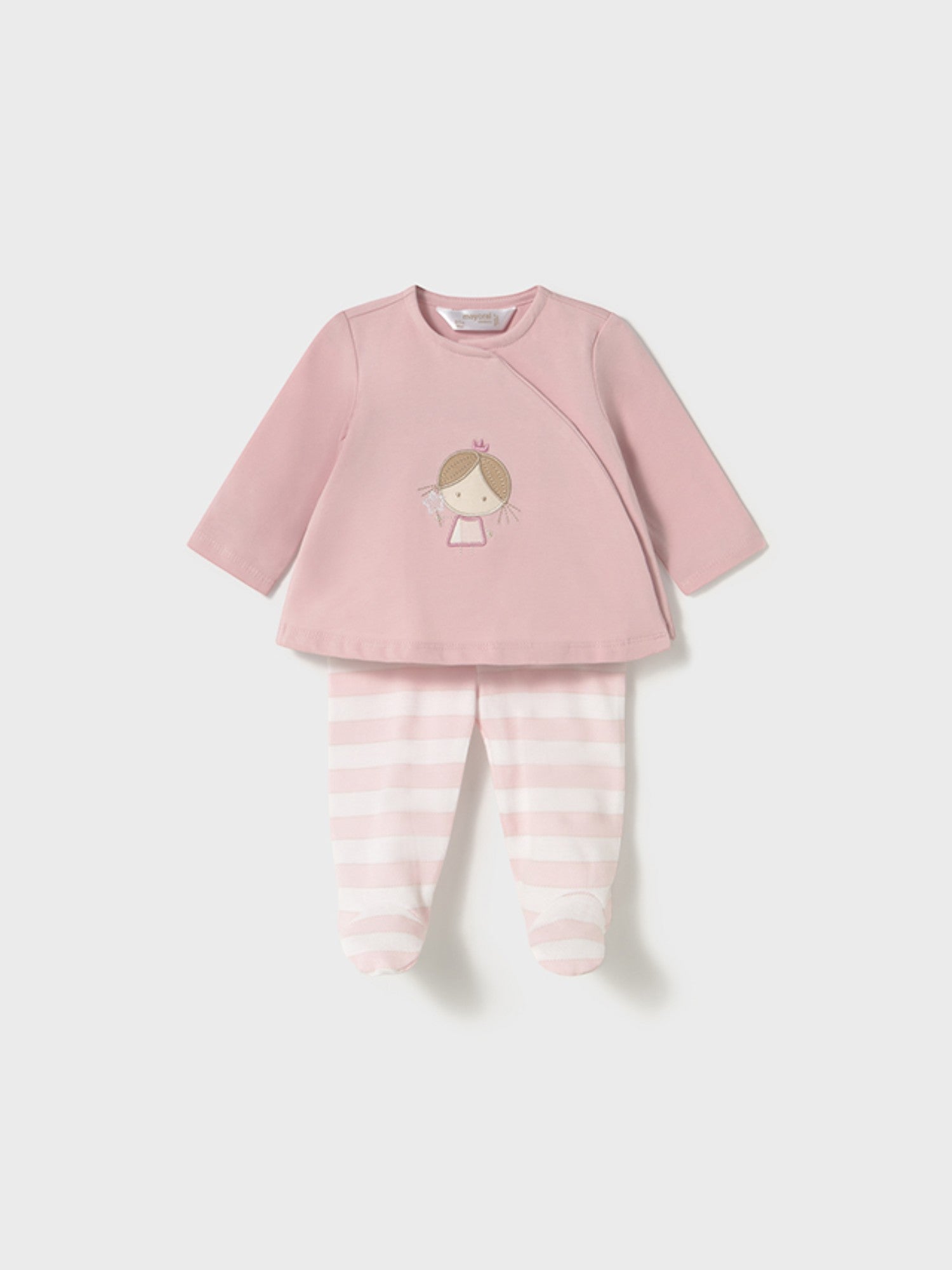 Completo ghettina Neonata ROSA 1588 /RB - NANU' BABY