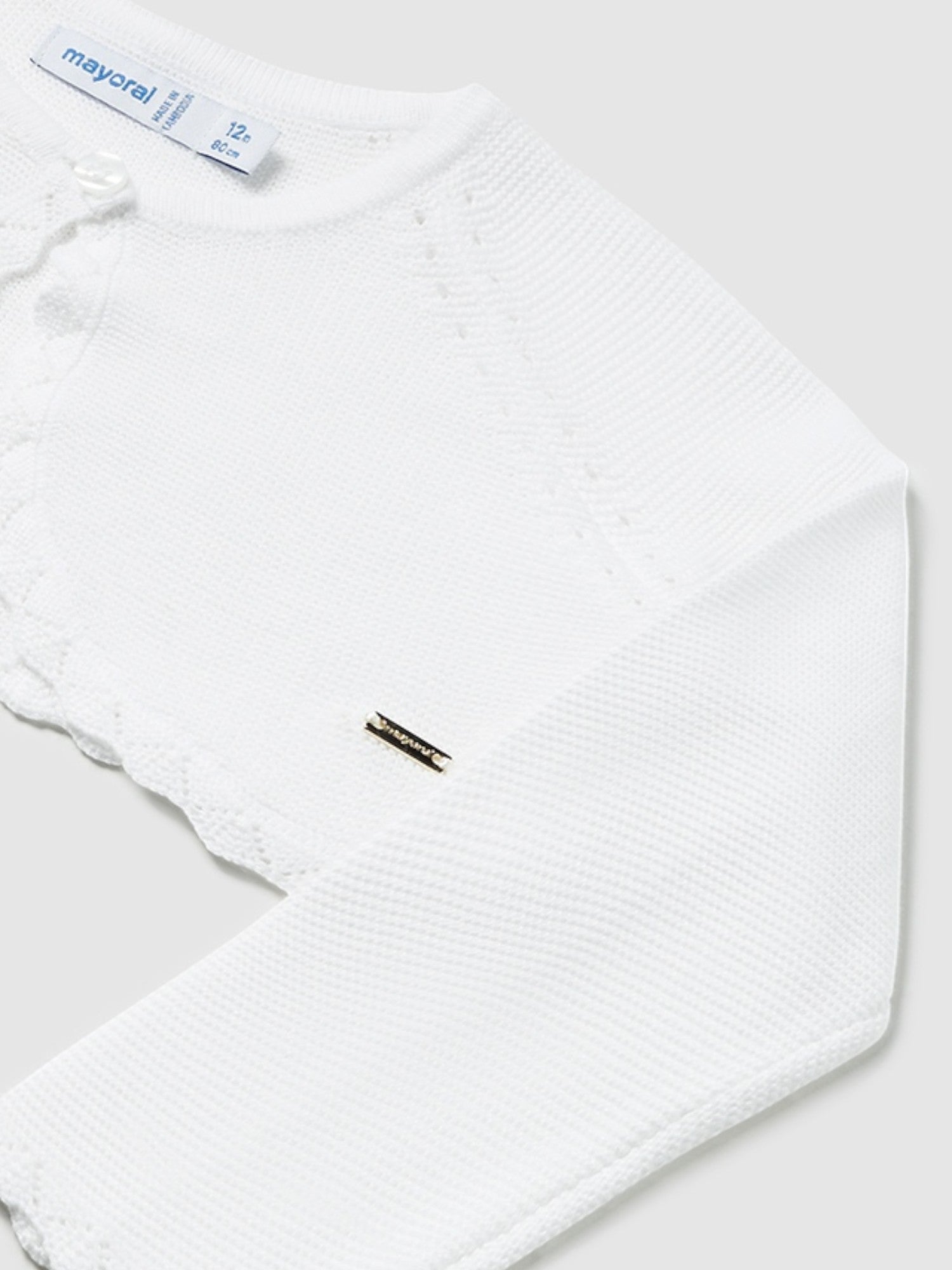 Cardigan cerimonia Bimba BIANCO 1313/085 - NANU' BABY