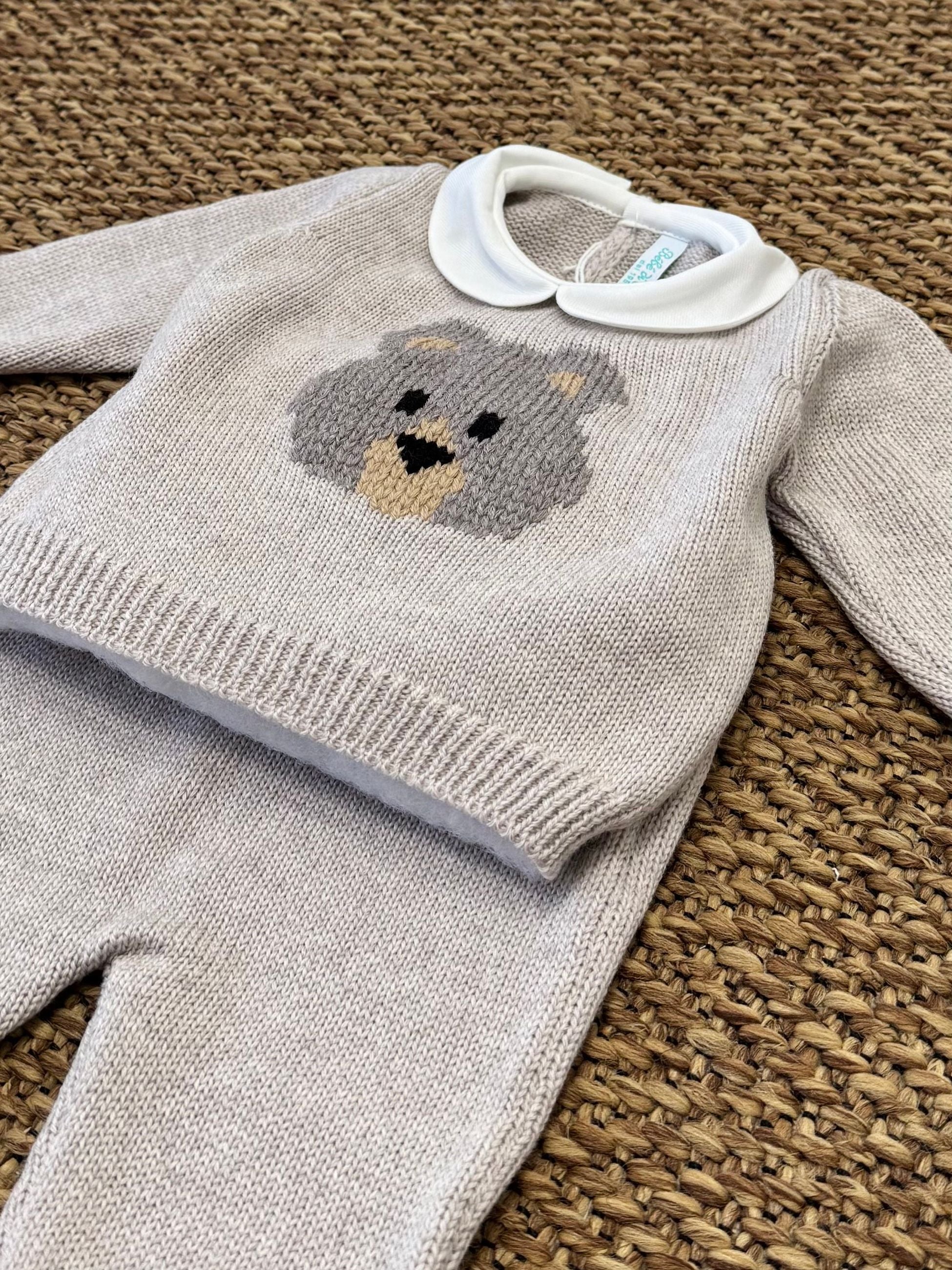 Baby Newborn Outfit Beige 2P85