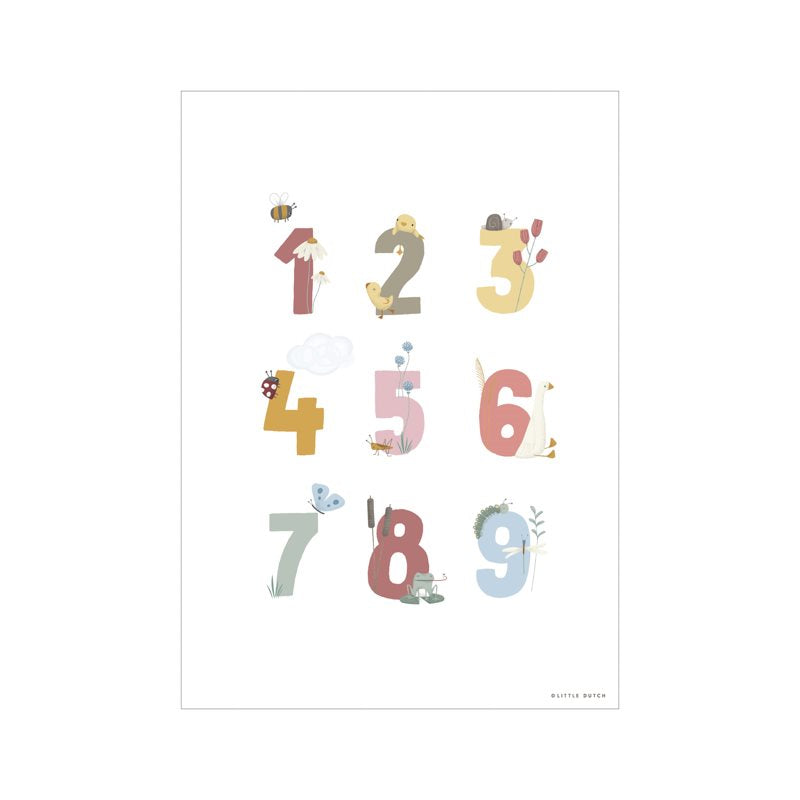 Poster Little Goose ABC Rosa - A3 Rosa PW10710750 - NANU' BABY