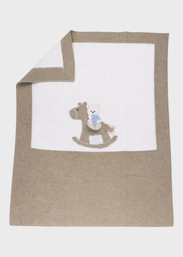 Coperta Neonato Tortora 8044 by BIMBALO'