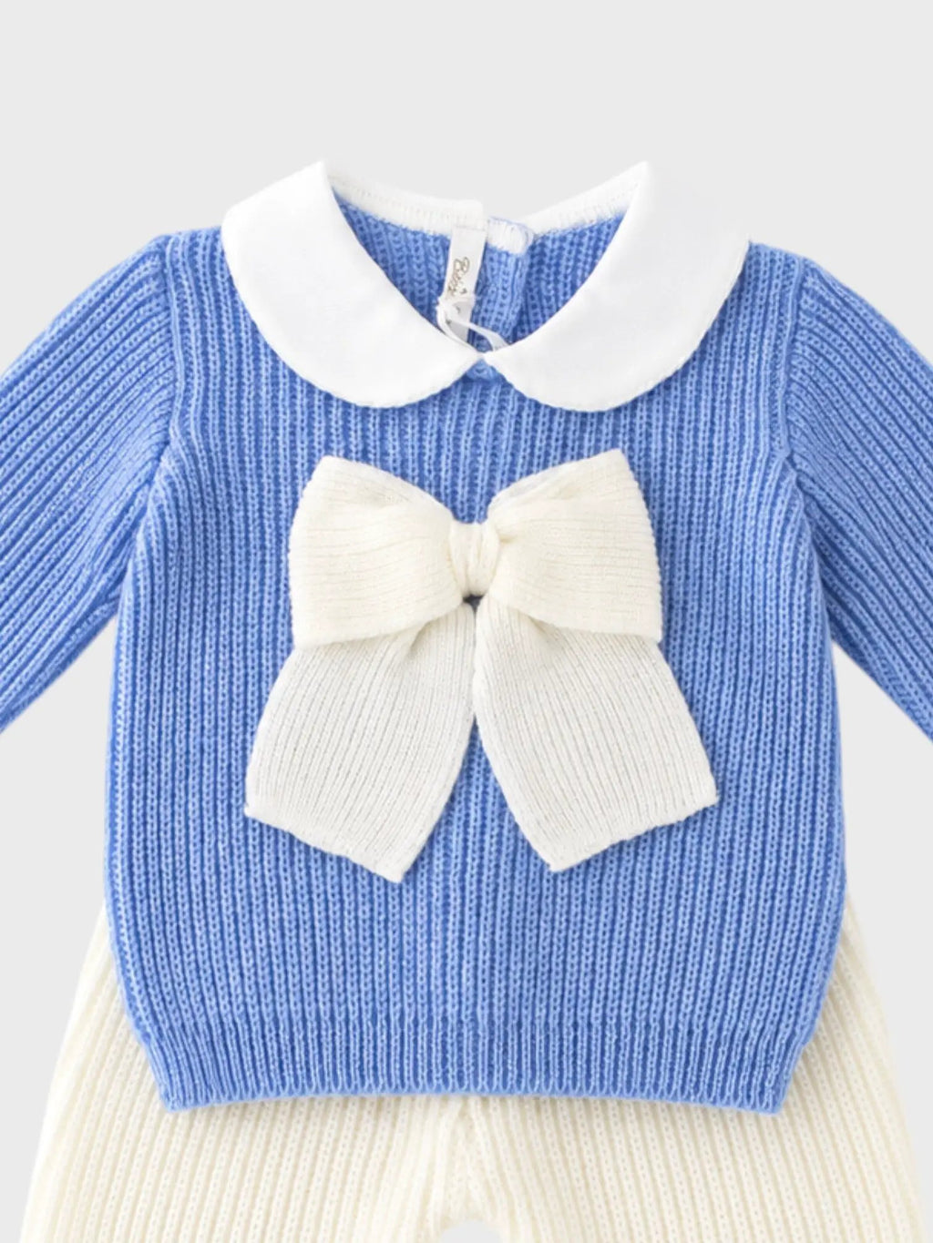 Completo nascita Neonato Azzurro MAGLIA INGLESE FIOCCO 547/5630 by BABY LORD