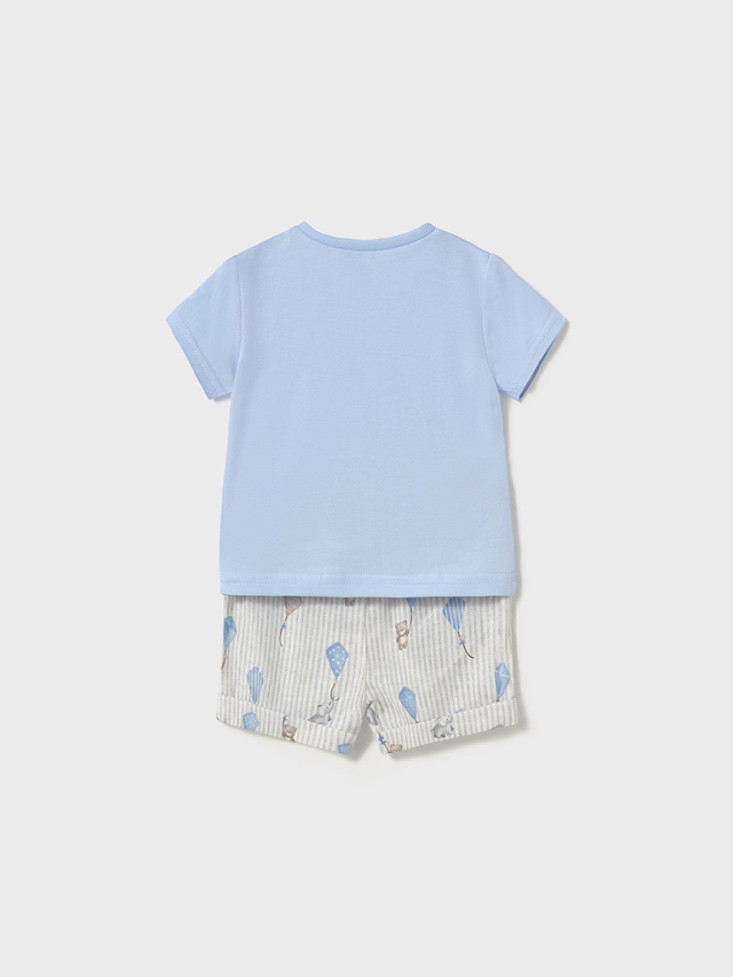 Completo pantalone  corto maglietta Bimbo CIELO 1202 /C -  NANU' BABY