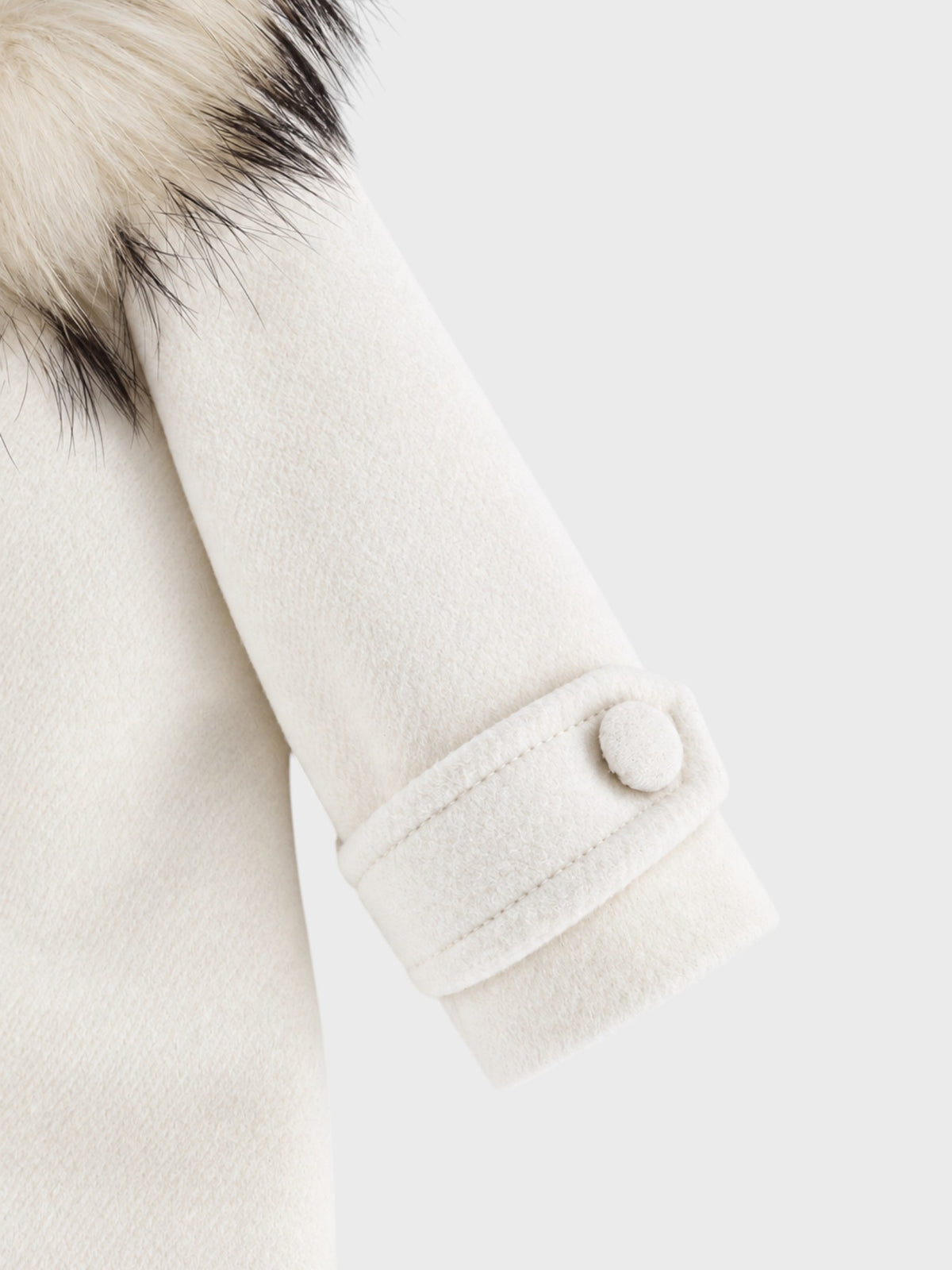 Cream Baby Coat ECP9147I
