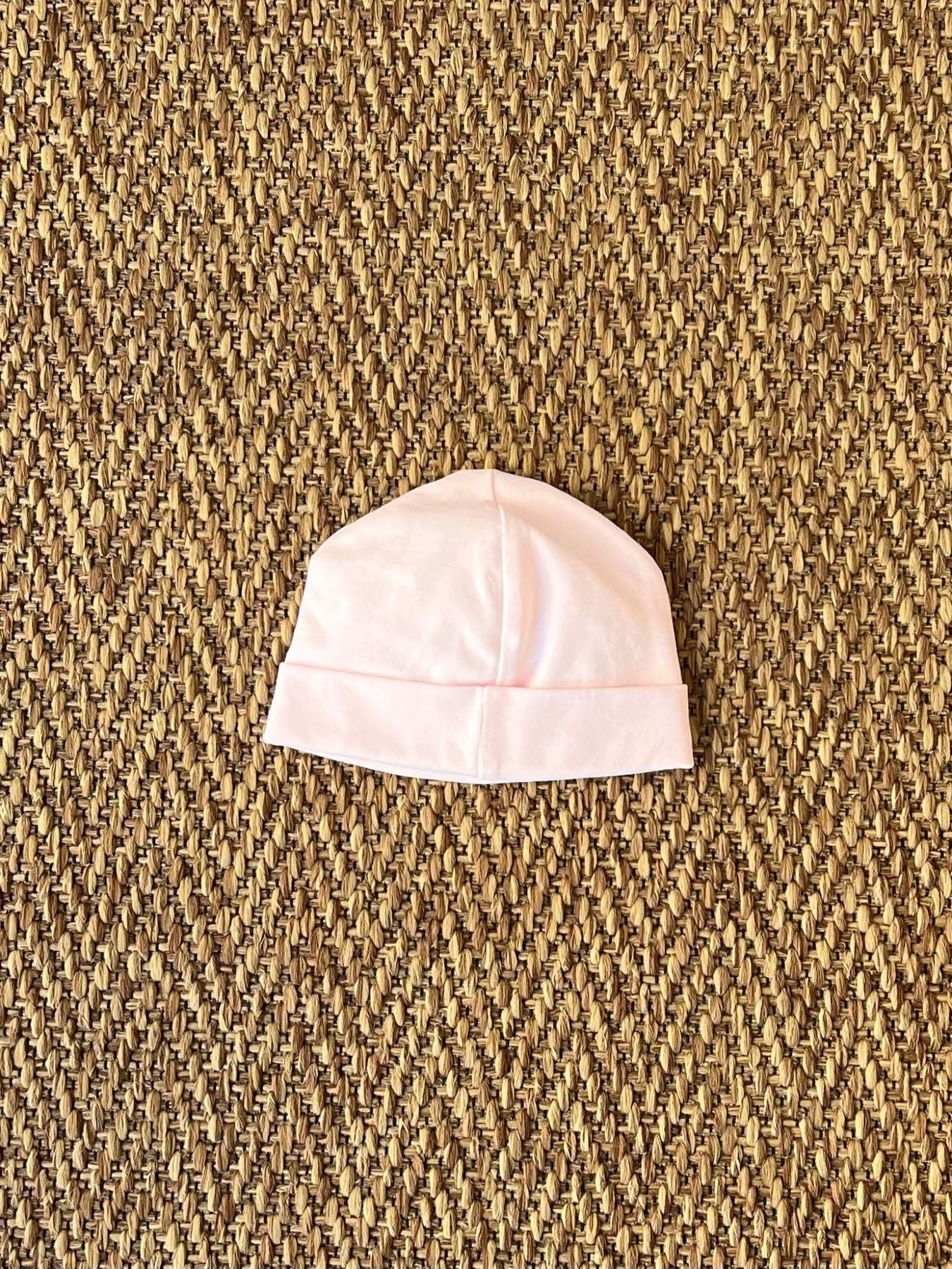 Cuffia Fiocco righe Neonata ROSA EP6573F -  NANU' BABY