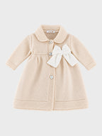 Cappotto Bimba Avorio FIOCCO 814