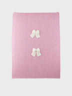 Coperta Neonata Rosa MAGLIA INGLESE FIOCCO 144/5730 by BABY LORD